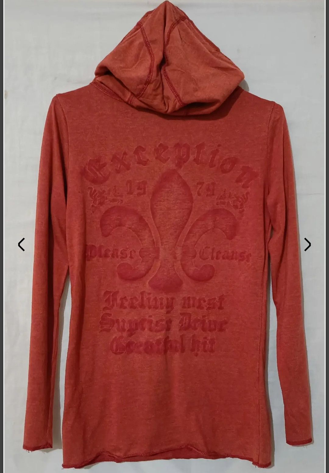 Hysteric Glamour Japan Chrome Cross Double Layer Distressed Hoodie Size M / US 6-8 / IT 42-44 - 6 Thumbnail
