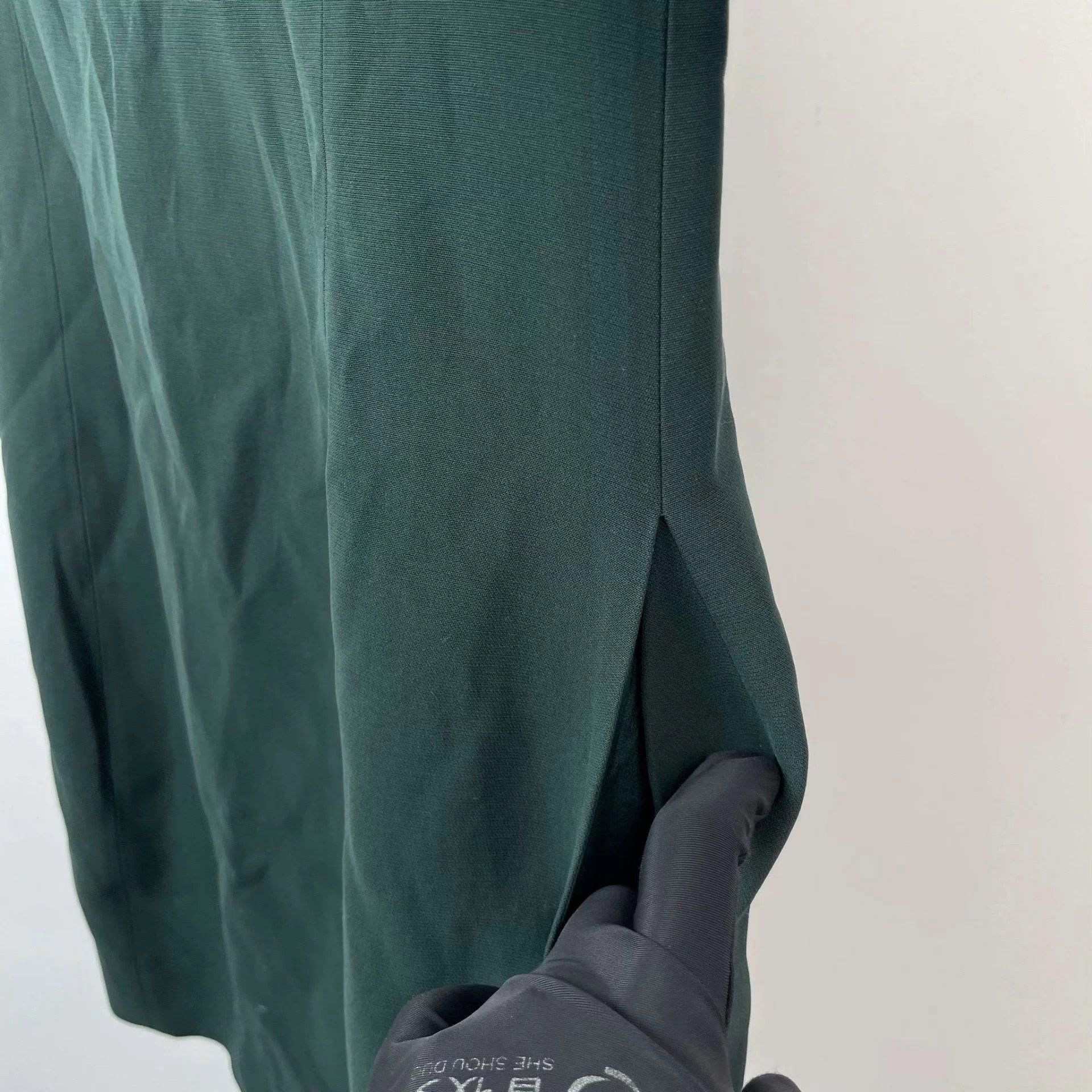 Dior Dior silk dress 38 Green Size S / US 4 / IT 40 - 9 Thumbnail