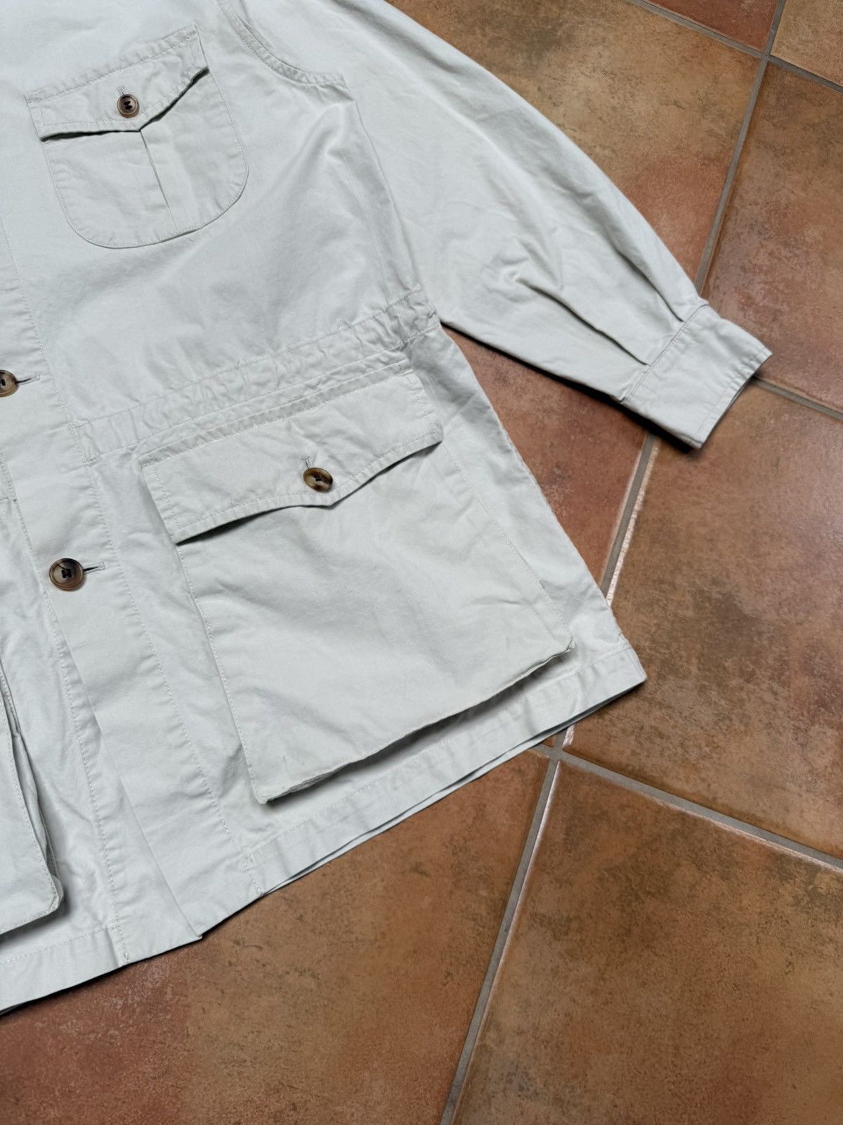 Banana Republic Vintage Banana Republic Canvas Safari Jacket Size US L / EU 52-54 / 3 - 5 Thumbnail