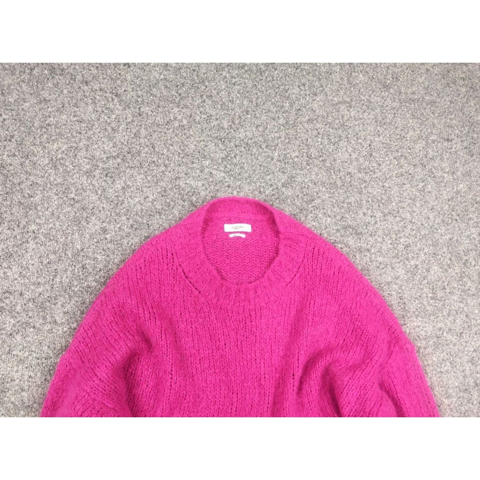 Vintage Isabel Marant Etoile Design Sayers Pink Knit Oversized Sweater Size L / US 10 / IT 46 - 4 Thumbnail