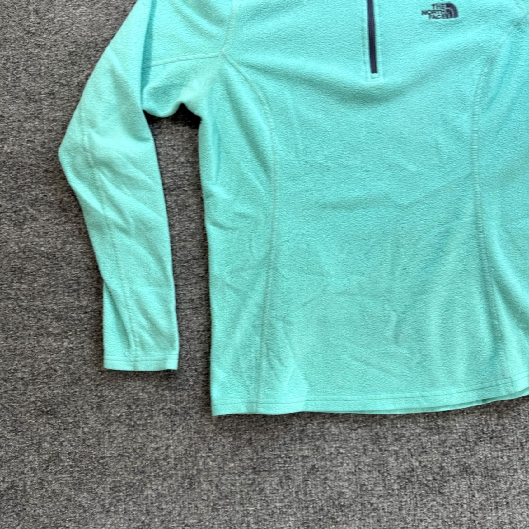 The North Face The North Face Jacket Womens Medium Blue Fleece 1/4 Zip Pullover Base Layer Size M / US 6-8 / IT 42-44 - 3 Thumbnail