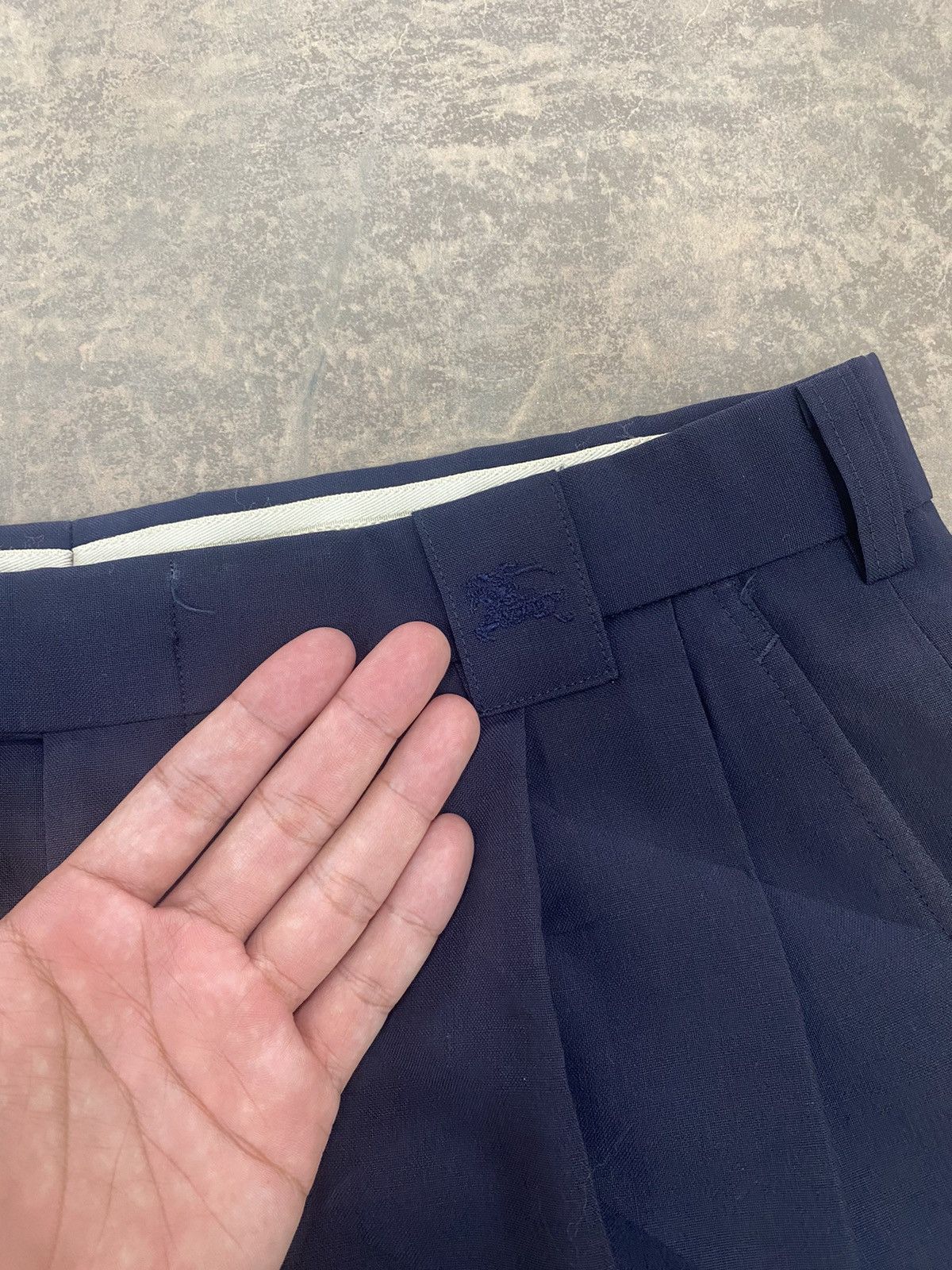Burberry VINTAGE 80s BURBERRY TROUSERS PLEATED BAGGY LOOSE PANTS Size US 30 / EU 46 - 5 Thumbnail