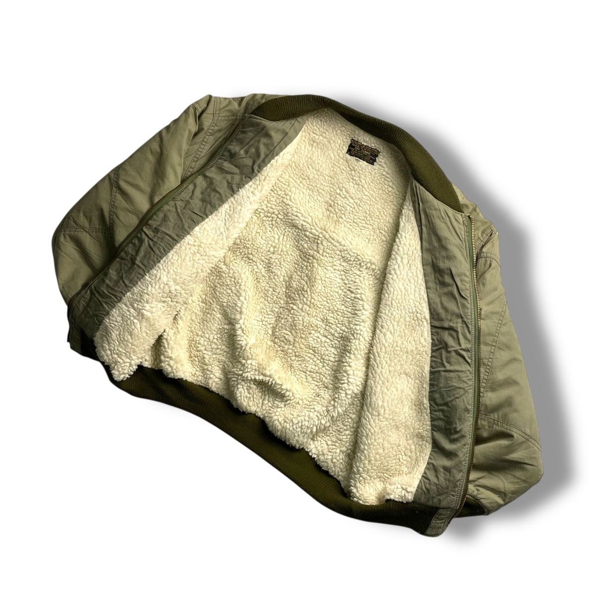 Buzz Rickson's 🇯🇵 VINTAGE 80s ALTERNATIVE MILITARY LINED SHERPA JACKET Size US M / EU 48-50 / 2 - 19 Thumbnail