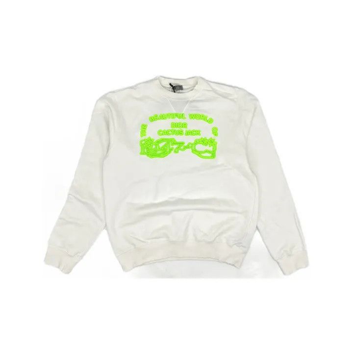 Dior Dior Dior x Travis Scott Logo Long Sleeve Sweatshirt 0079- Size US L / EU 52-54 / 3 - 2 Thumbnail