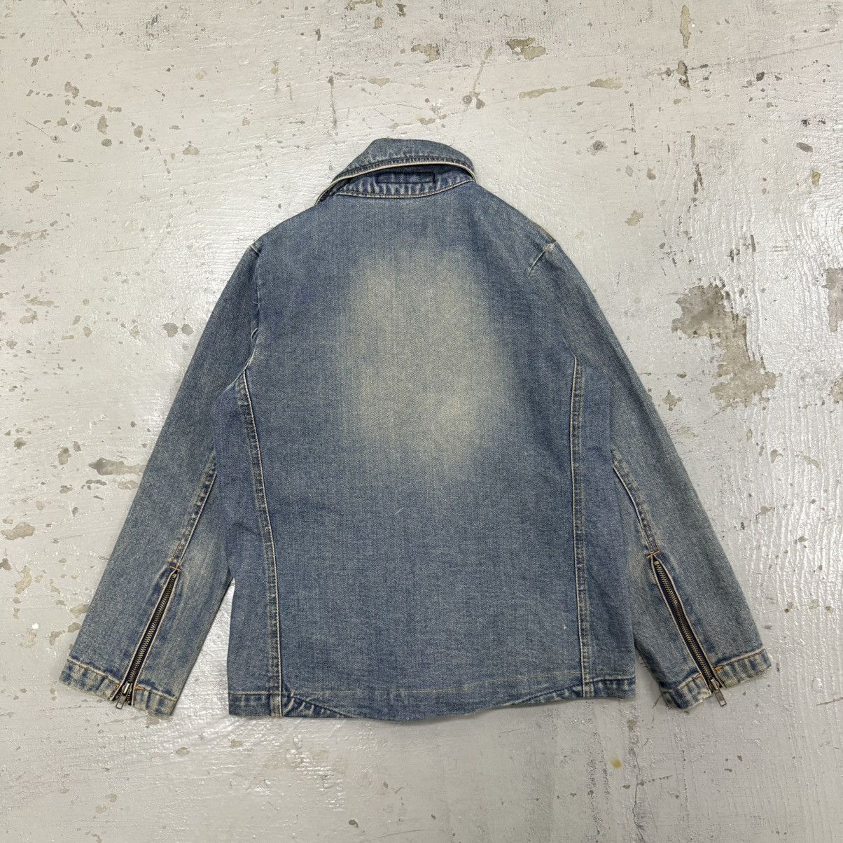 Hysteric Glamour Hysteric Style WinkWink Heavyweight Biker Denim Jacket Size US S / EU 44-46 / 1 - 10 Thumbnail