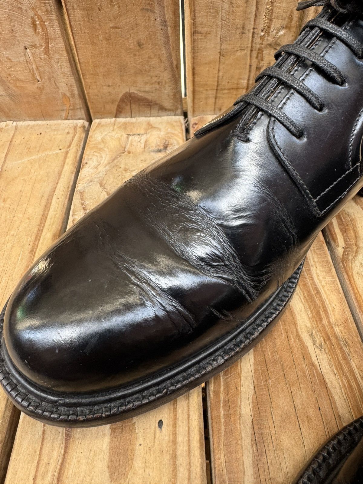Christian Dior Monsieur Christian Dior black leather derby dress Shoes EUR 41 UK 7 Size US 8 / EU 41 - 15 Thumbnail