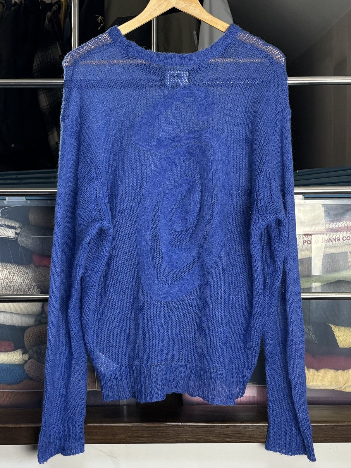 Stussy Stussy Loose Knit Avant Garde Sweater Vintage Mohair Blend Size US XL / EU 56 / 4 - 4 Thumbnail