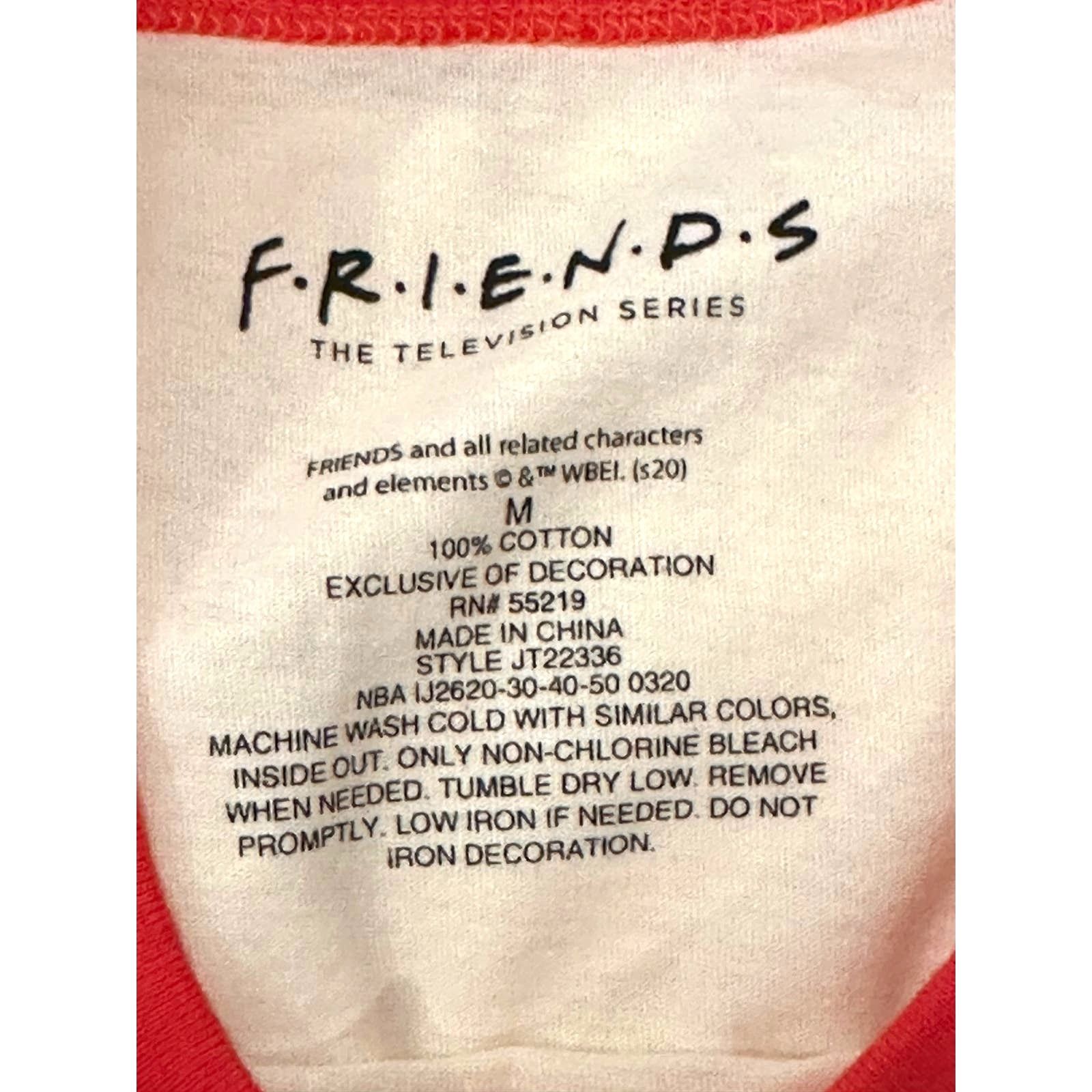 Other Friends Rainbow Beige with Multicolor Neck & Cuffs Tee M Size M / US 6-8 / IT 42-44 - 7 Thumbnail