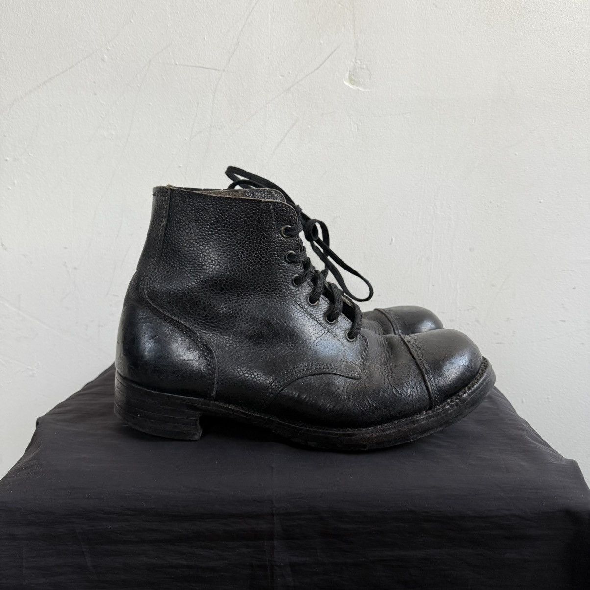Guidi 80’s Archive Army Black Leather Boots Guidi Style | Grailed