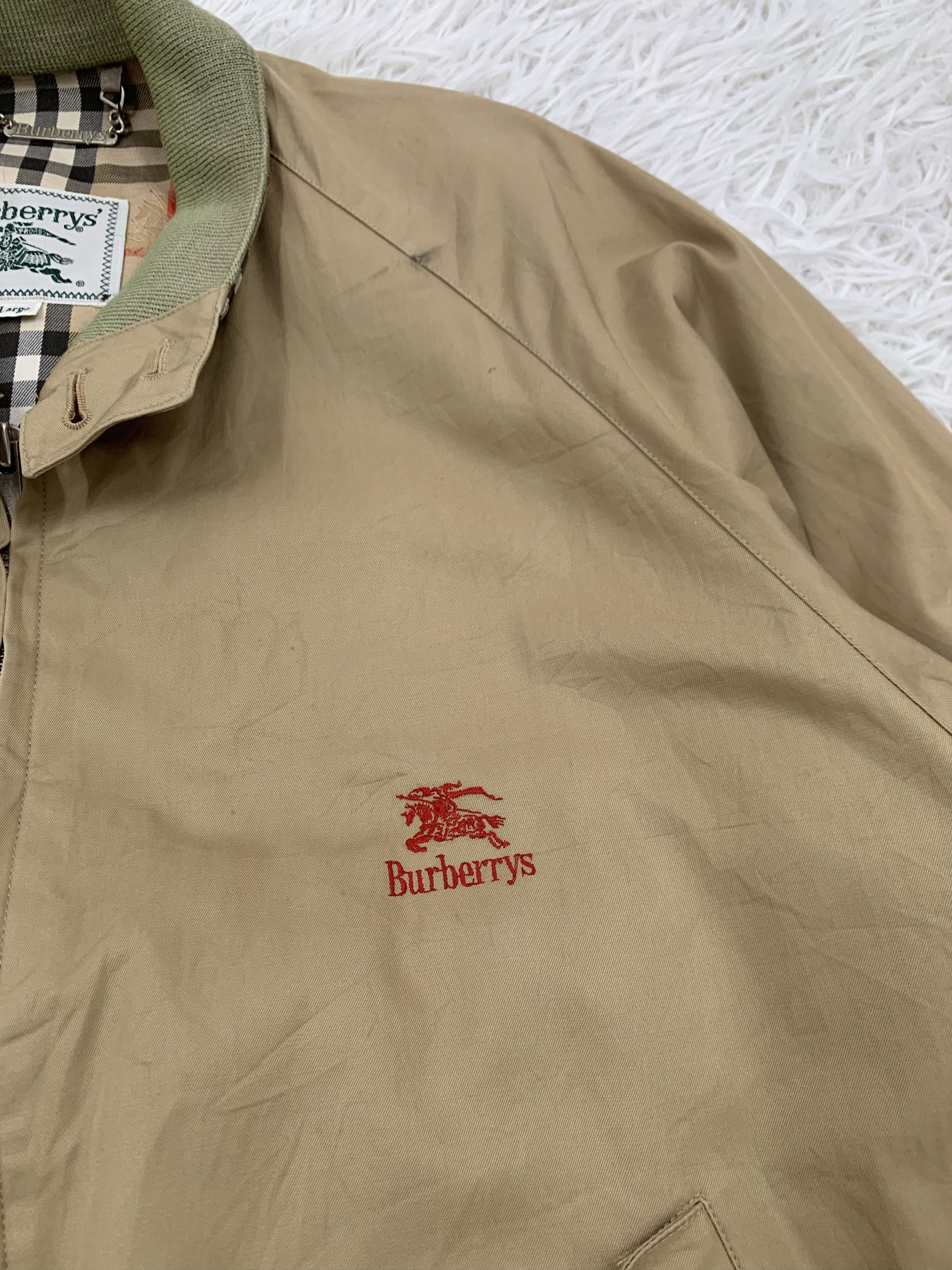 Burberry Vtg Burberrys Nova Checked Inner Jacket Harrington Style Size US L / EU 52-54 / 3 - 6 Thumbnail