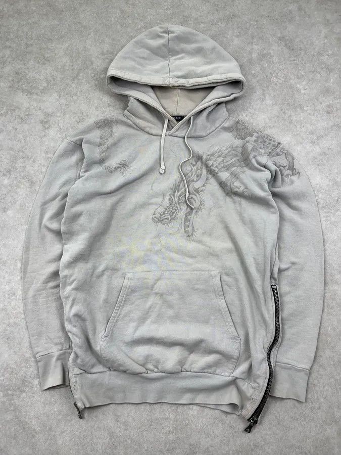 Balmain Balmain Side Zipper Hoodie | Grailed
