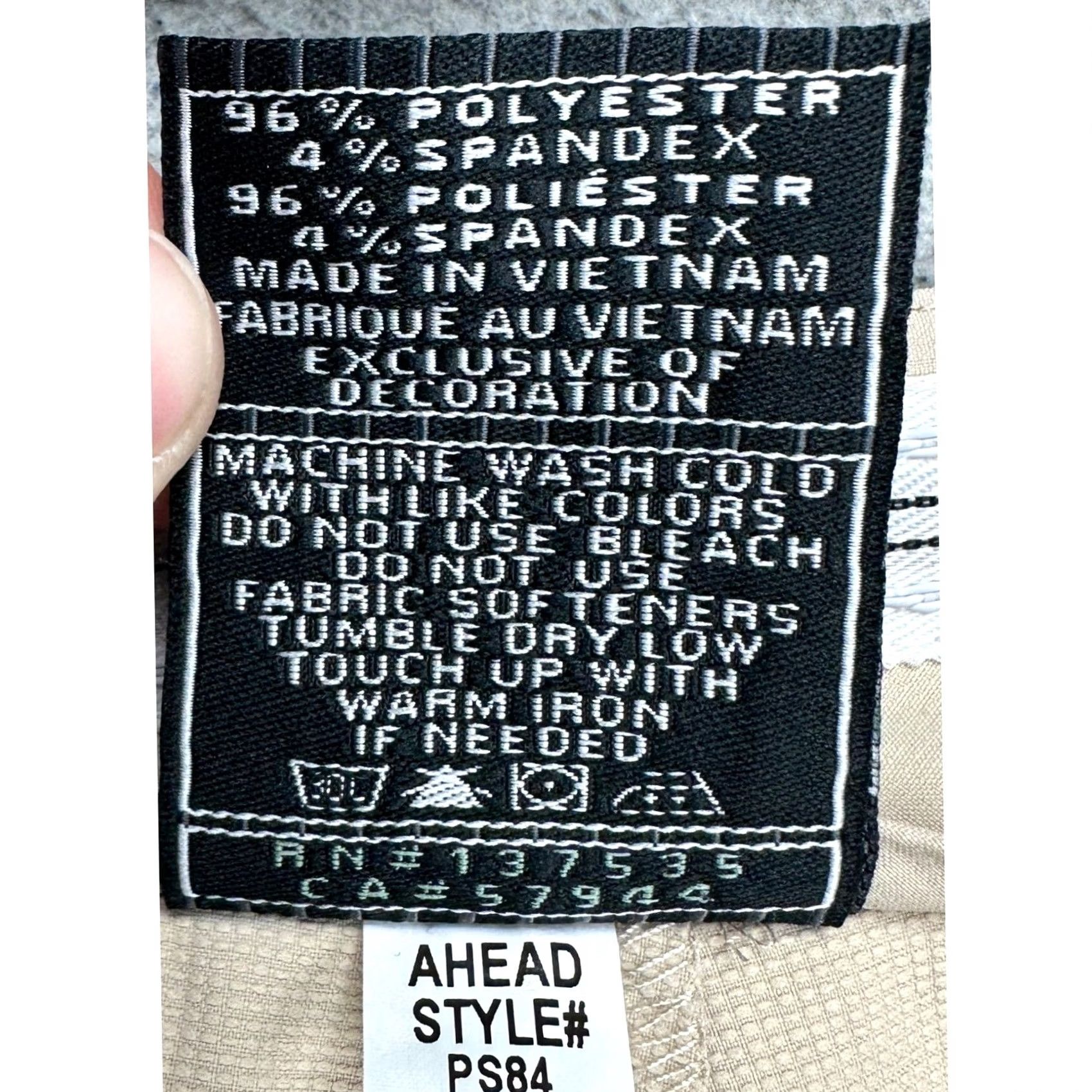 Vintage Ahead Extreme Mens Chino Golf Shorts 38 Light Tan Performance Tech Stretch NEW Size US 38 / EU 54 - 5 Thumbnail