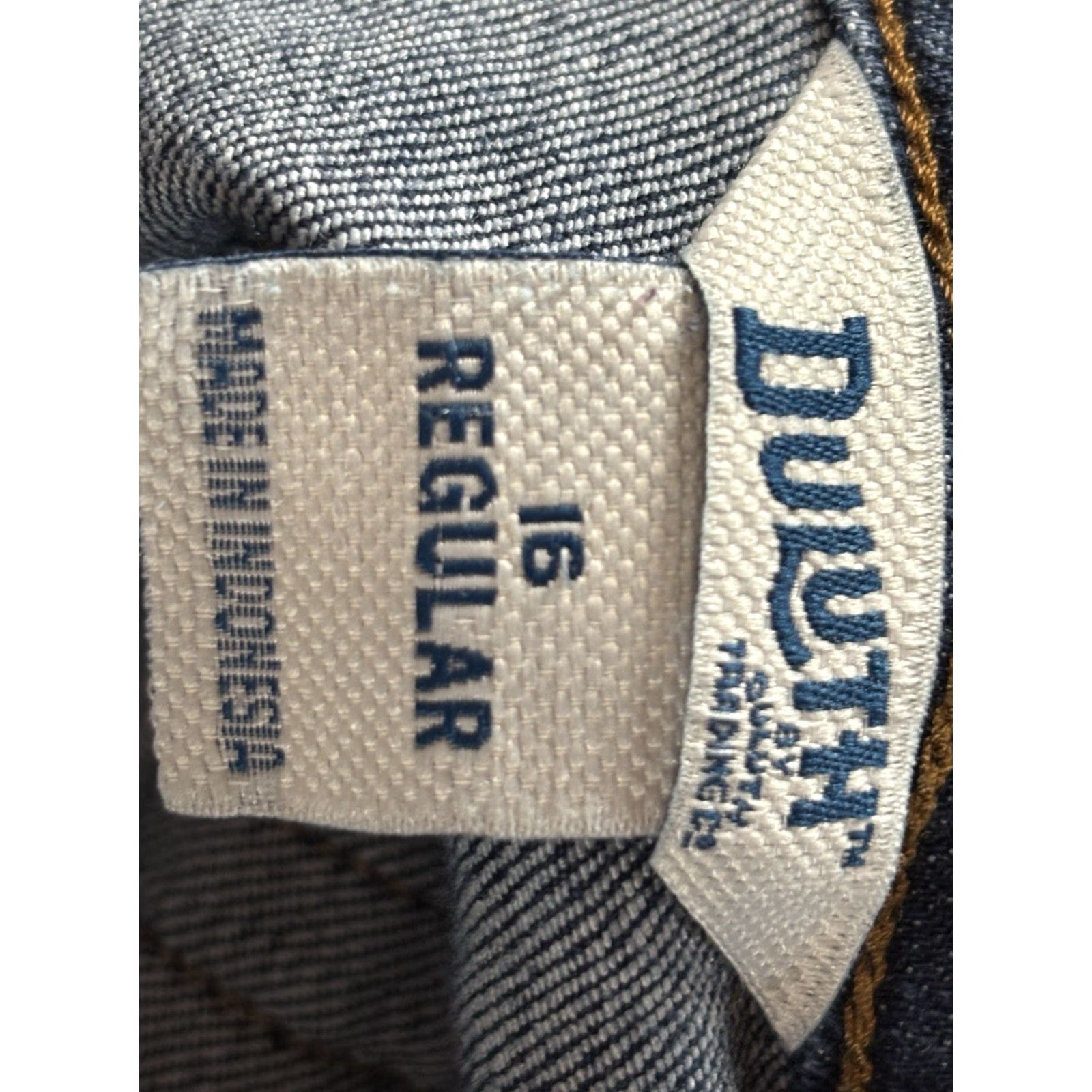 Denime Duluth Jeans Womens 16 Regular Blue Denim Stretch Mid Rise Bootcut Leg Size 38" / US 16 / IT 52 - 5 Thumbnail
