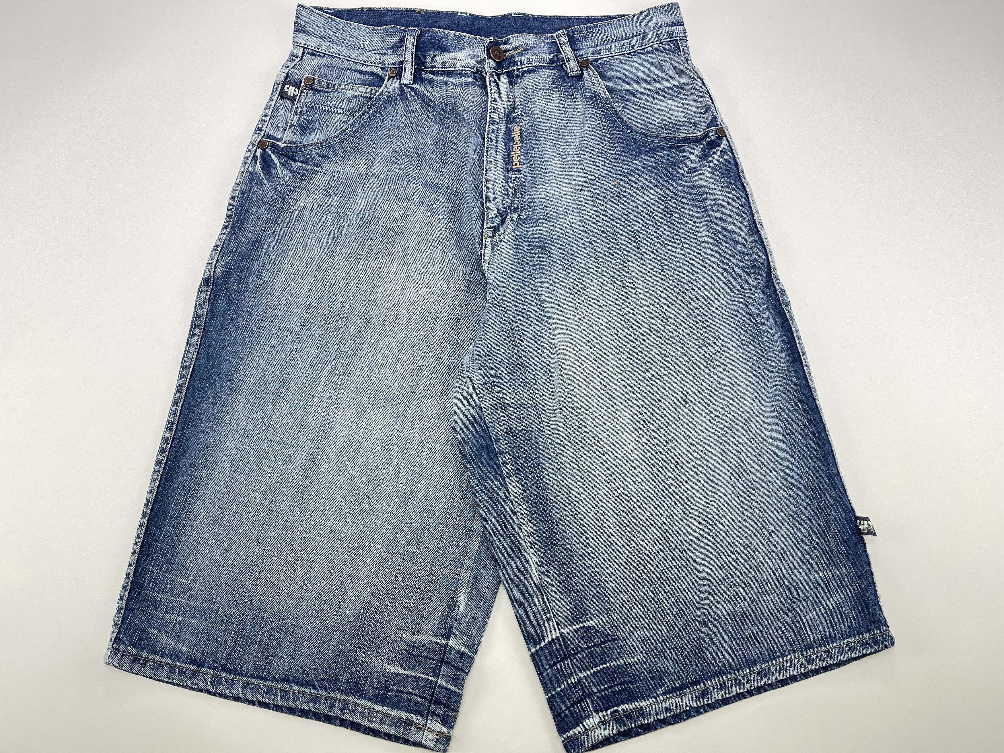 Pelle Pelle PELLE PELLE jeans shorts, Marc Buchanan vintage baggy 90s 32 Size US 32 / EU 48 - 2 Thumbnail