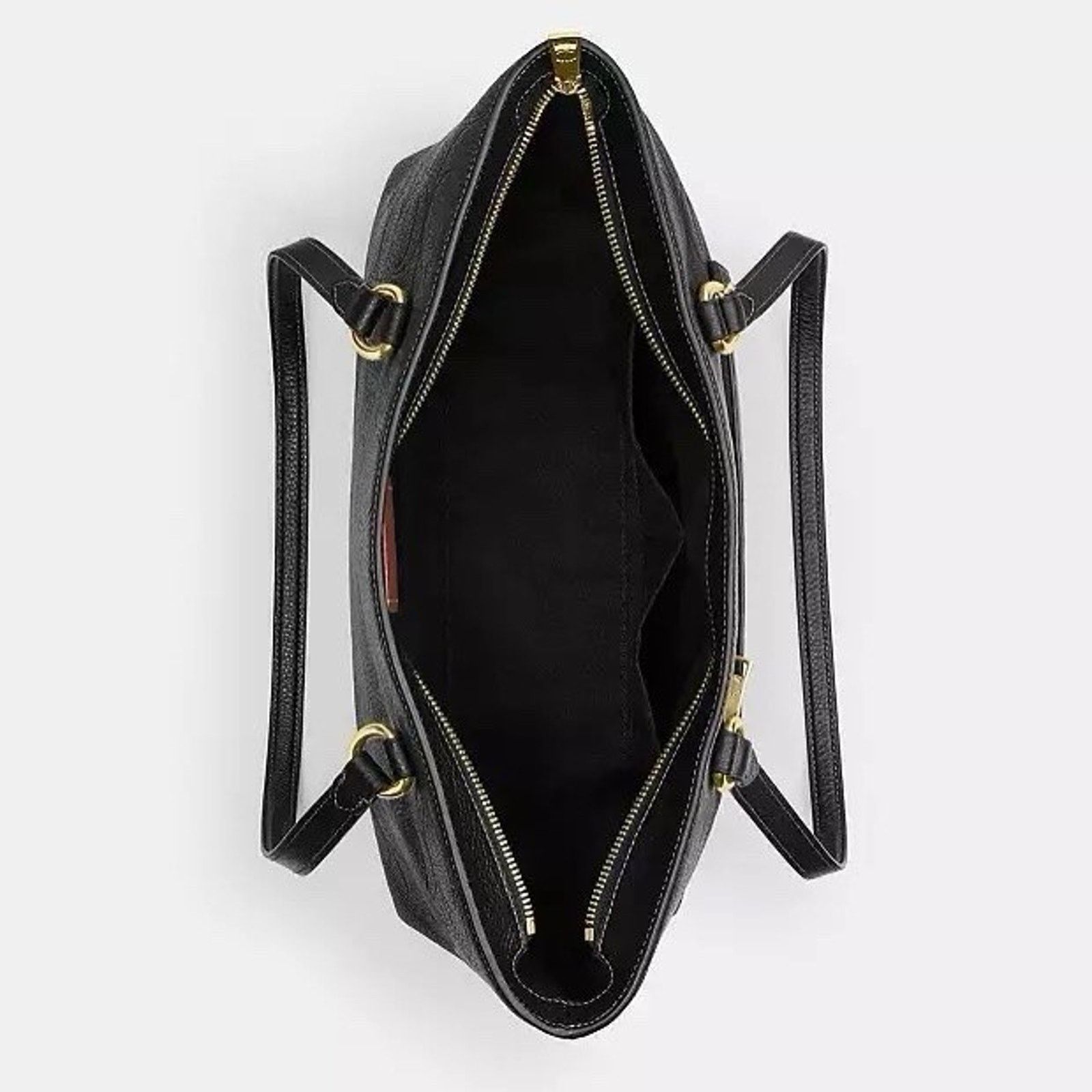 Coach NWT COACH CCD49 Station Tote Bag Signature Leather Black Size ONE SIZE - 9 Thumbnail