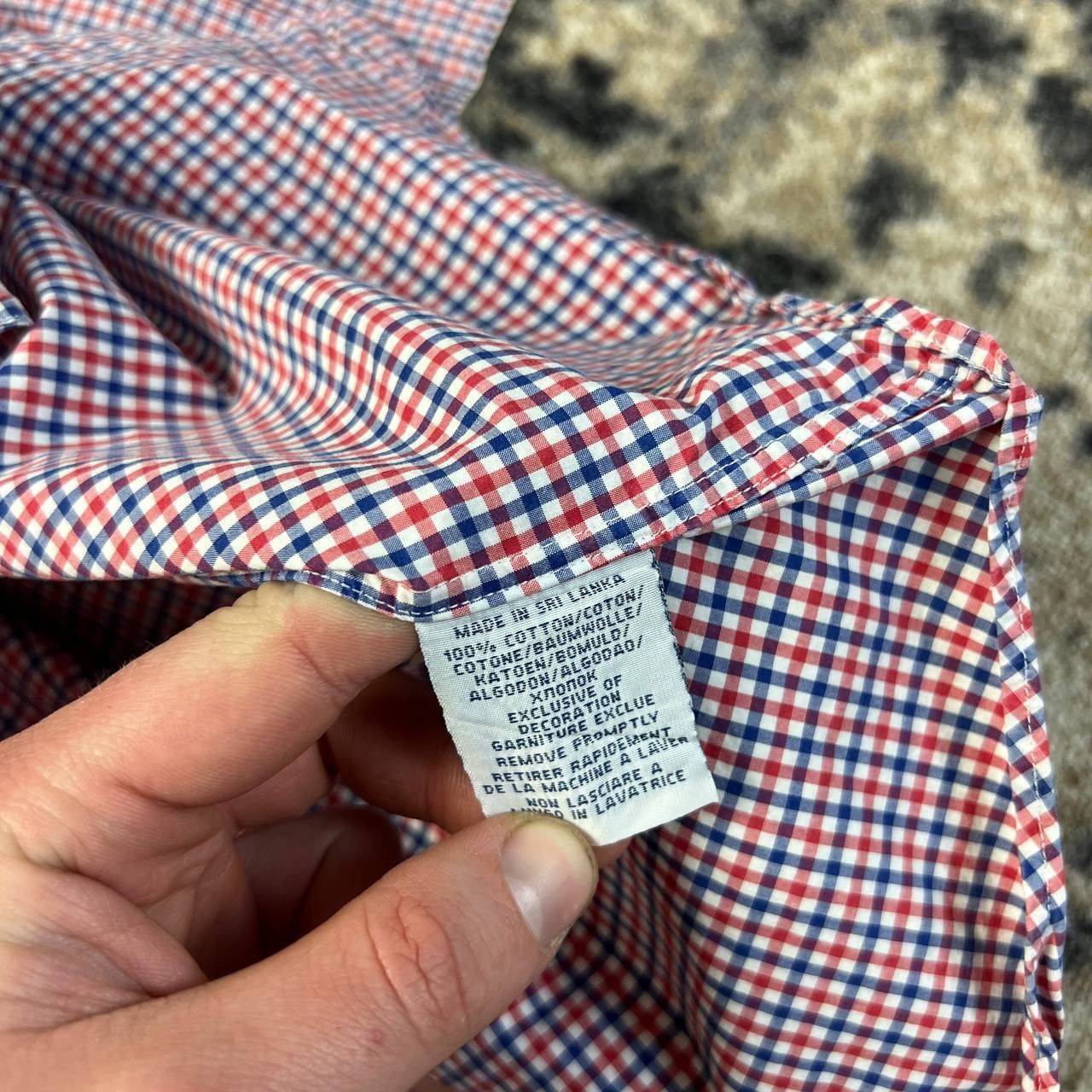 Polo Ralph Lauren Polo Ralph Lauren Luxury Mini Logo Checkered Button Up Shirt Size US S / EU 44-46 / 1 - 6 Thumbnail