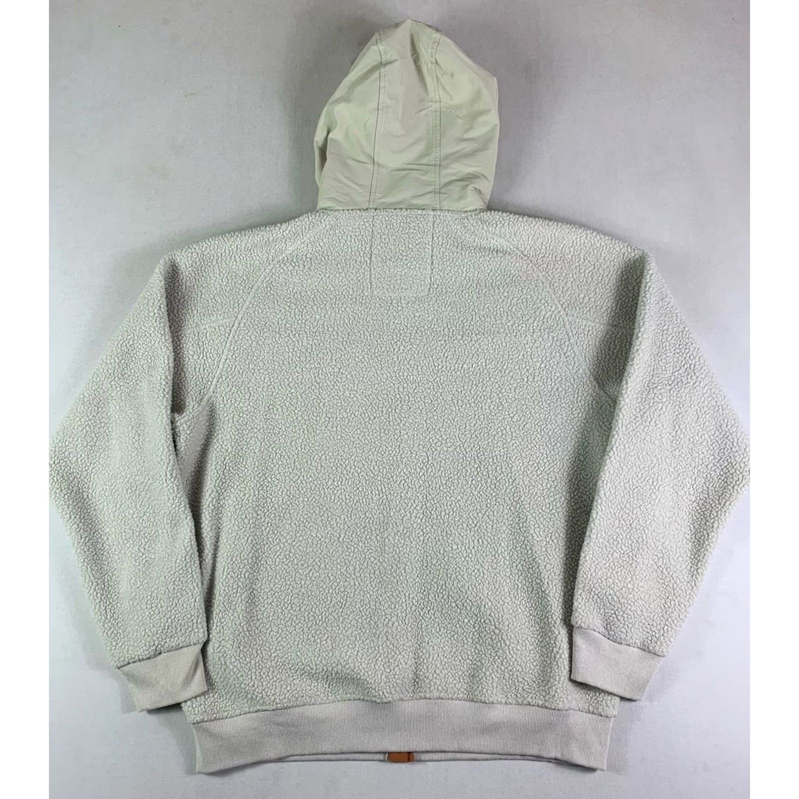 Howler Brothers Howler Brothers Sweater Hoodie Sherpa Mens Large Ivory Full Zip L Mens Full Zip Fleece Heed the Call Size US L / EU 52-54 / 3 - 5 Thumbnail