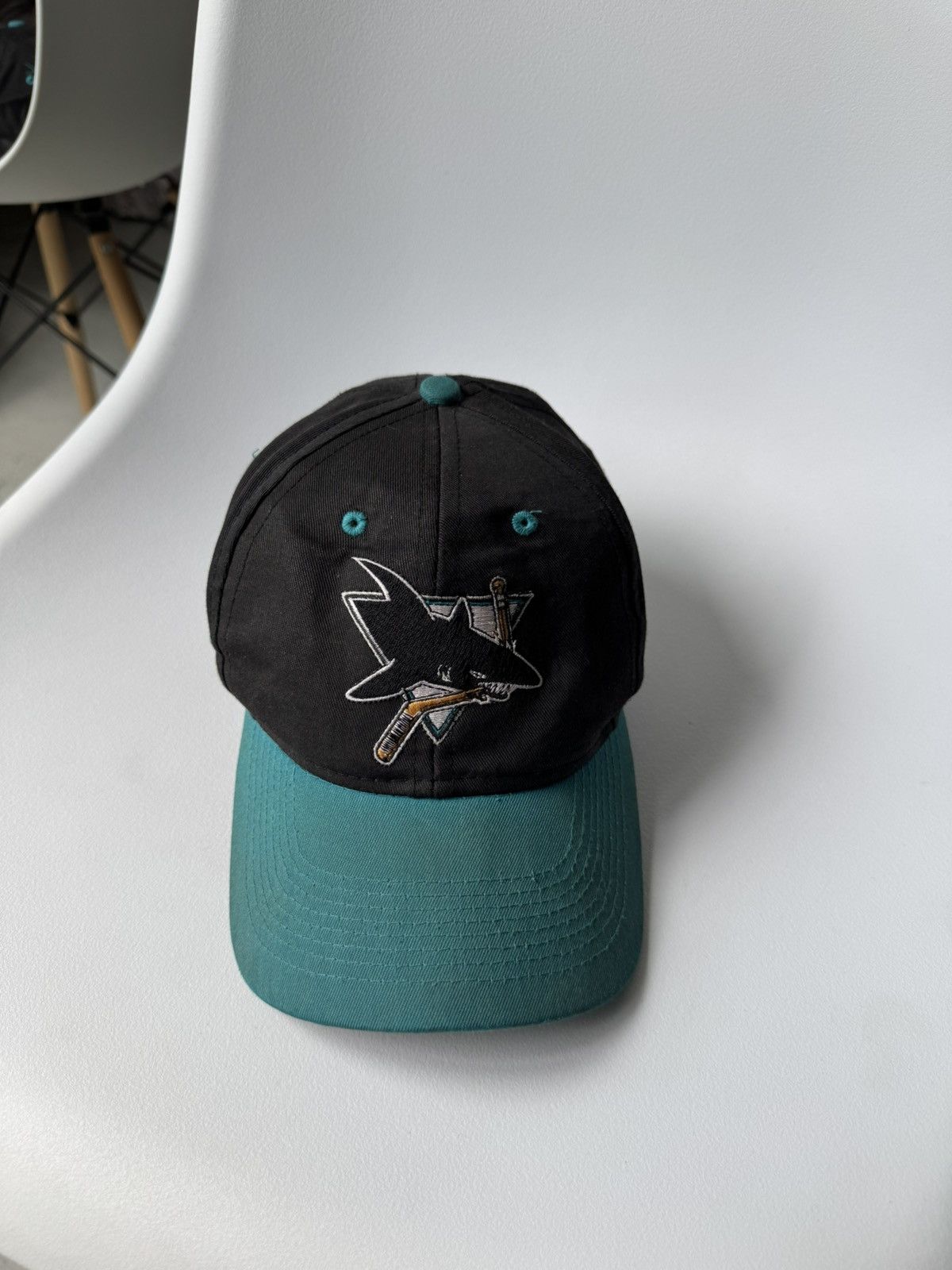 Logo 7 7 Logo NHL Sharks Vintage Cap Size ONE SIZE - 2 Thumbnail