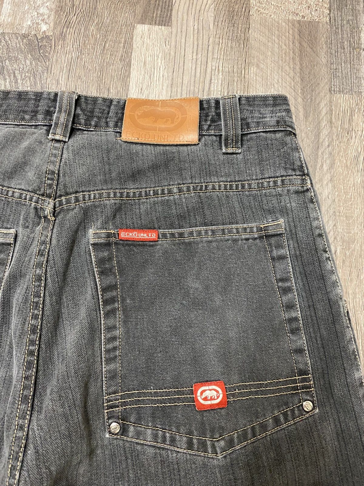 Ecko Unltd. Vintage Ecko Jeans Denim Baggy Pants Y2K Jesse Pinkman Size US 36 / EU 52 - 13 Thumbnail