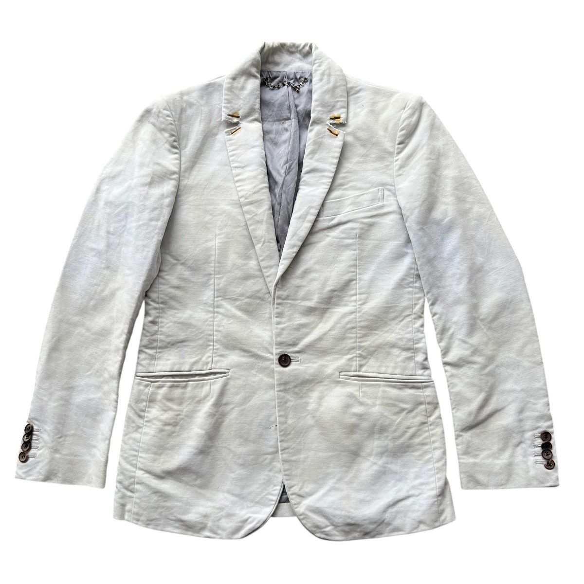Maison MIHARA YASUHIRO Miharayasuhiro Moleskin Blazer Jacket Size US S / EU 44-46 / 1 - 2 Thumbnail
