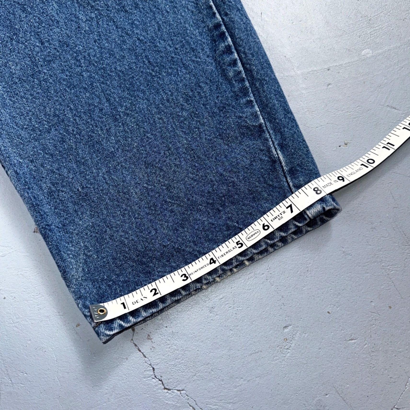 Levi's VINTAGE Levi's Silvertab Levis SilverTab 90s Baggy Denim Jeans Blue 35x32 Mens Jeans Wide-Leg 90s Theme Pockets Size US 35 - 5 Thumbnail