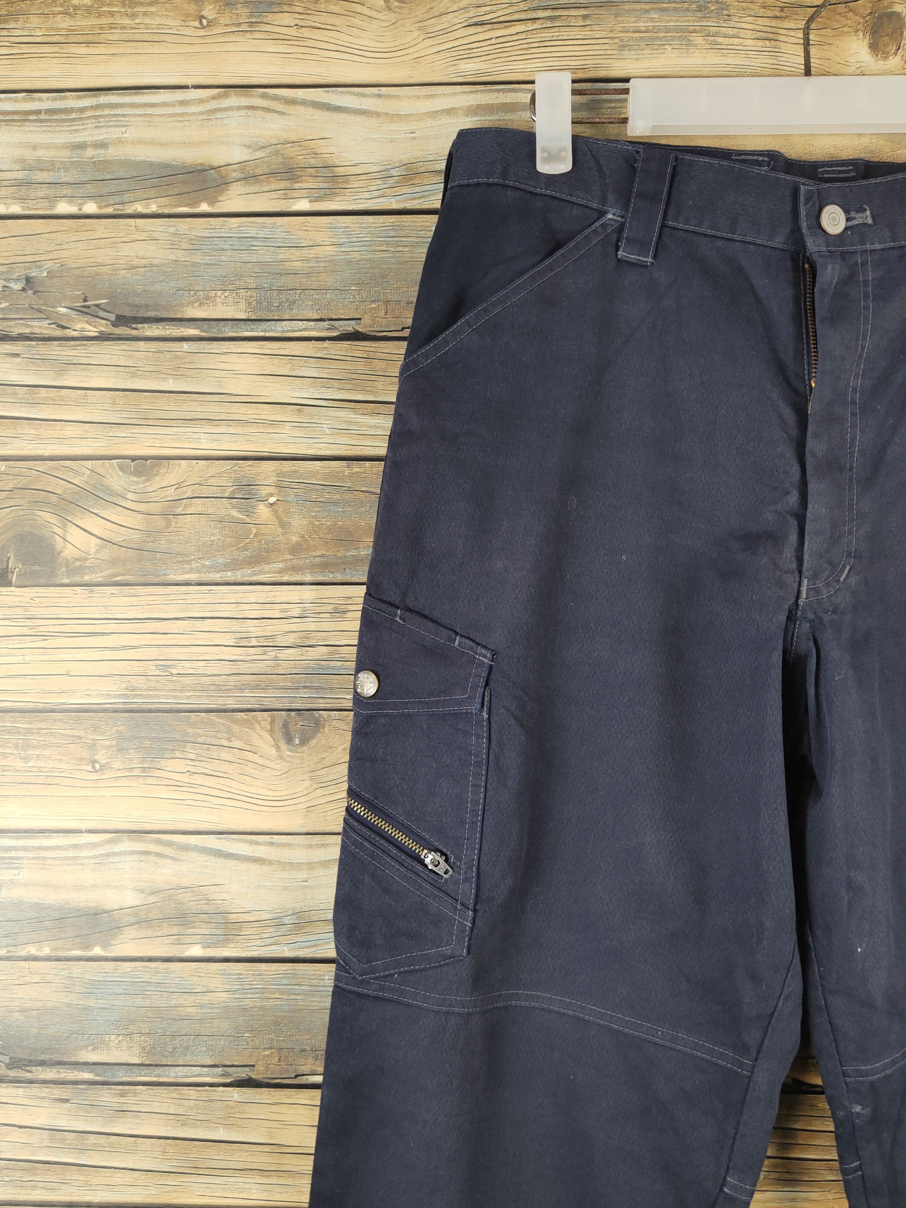 Japanese Brand DL Jawin Navy Multipocket Tactical Cargo Pants #1369 Size US 31 - 3 Thumbnail