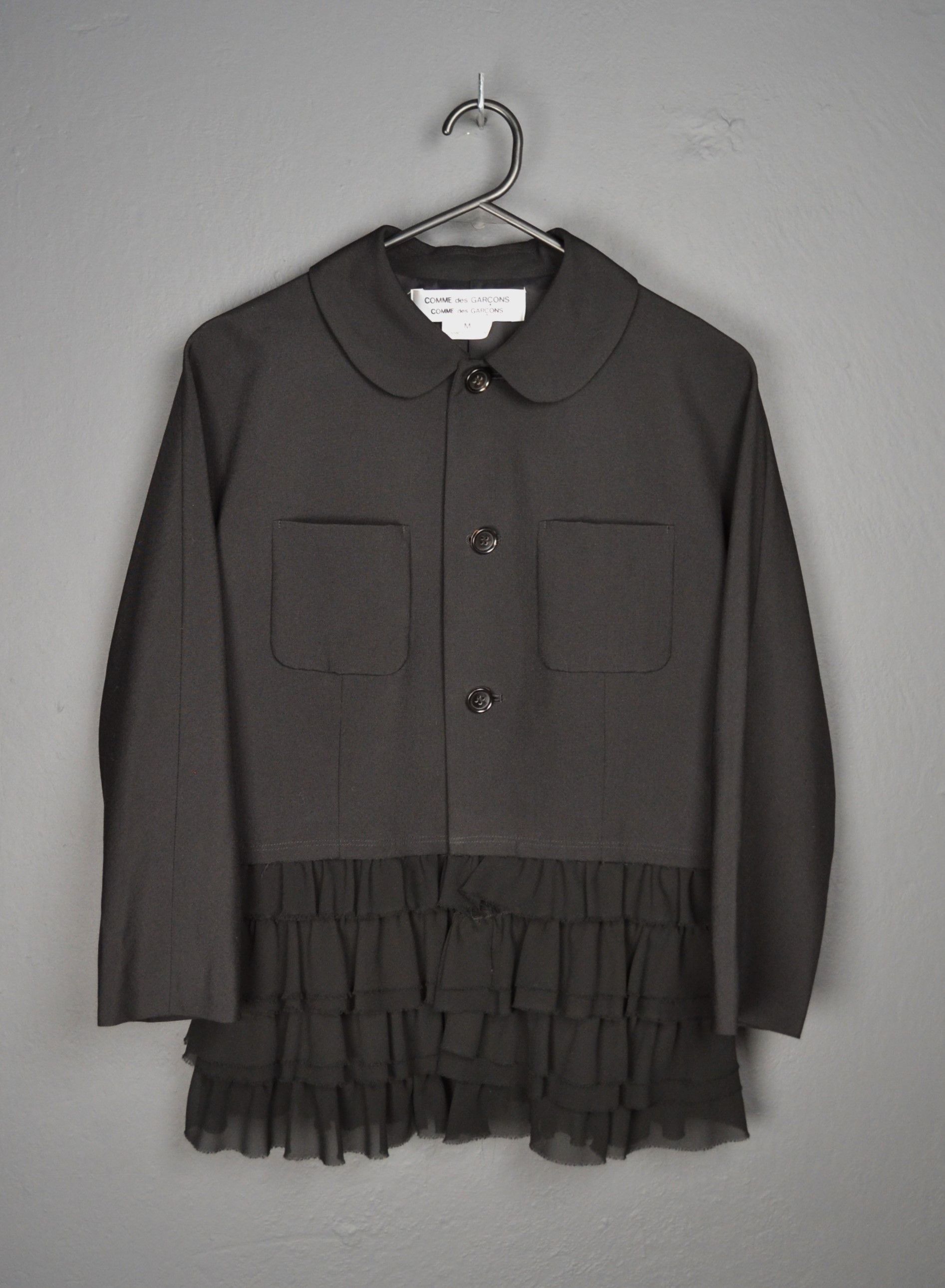 Comme des Garcons Comme des Garcons Round-neck Wool Gabardine Jacket SS 2006 M Size M / US 6-8 / IT 42-44 - 3 Thumbnail