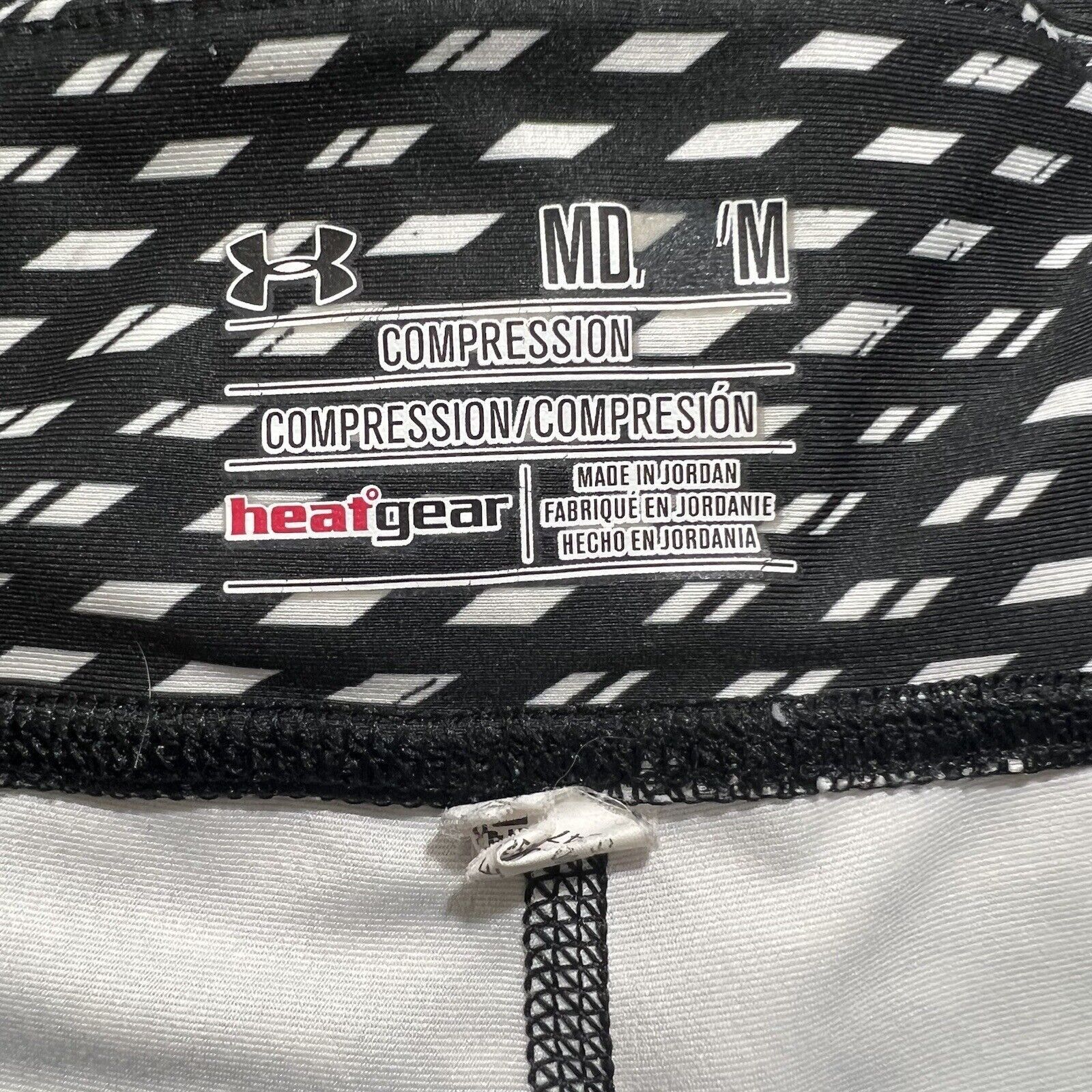 Under Armour Under Armour Medium Compression Capri Leggings Black White Size 30" / US 8 / IT 44 - 4 Thumbnail