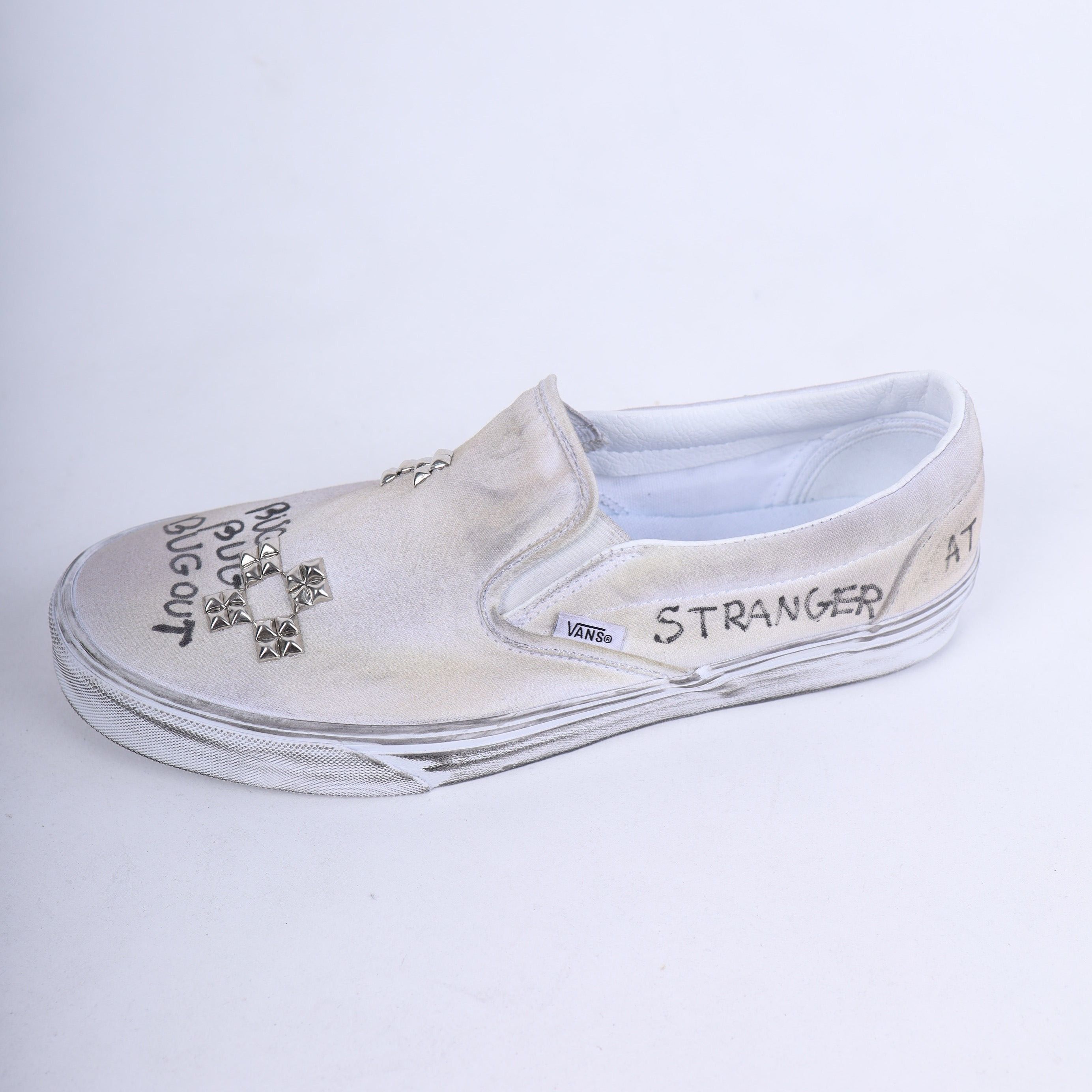 Paly Hollywood PALY 1/1 HAND DRAWN VANS SLIP ONS Size US 12 / EU 45 - 6 Thumbnail