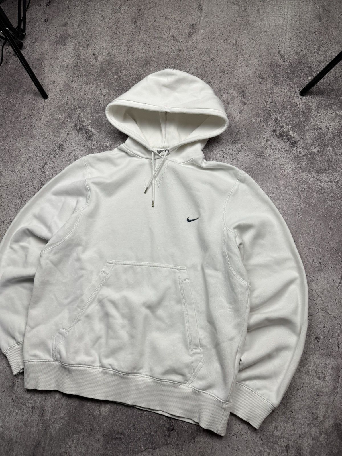 Nike Y2k Rare Vintage Nike Hoodie Boxy Swoosh Big Logo Japanesse Size US M / EU 48-50 / 2 - 2 Thumbnail