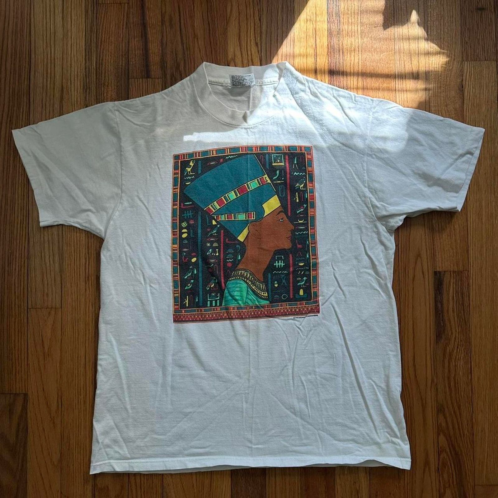 Vintage 90s Wildwood Productions Tee Egyptian Pharaoh size L