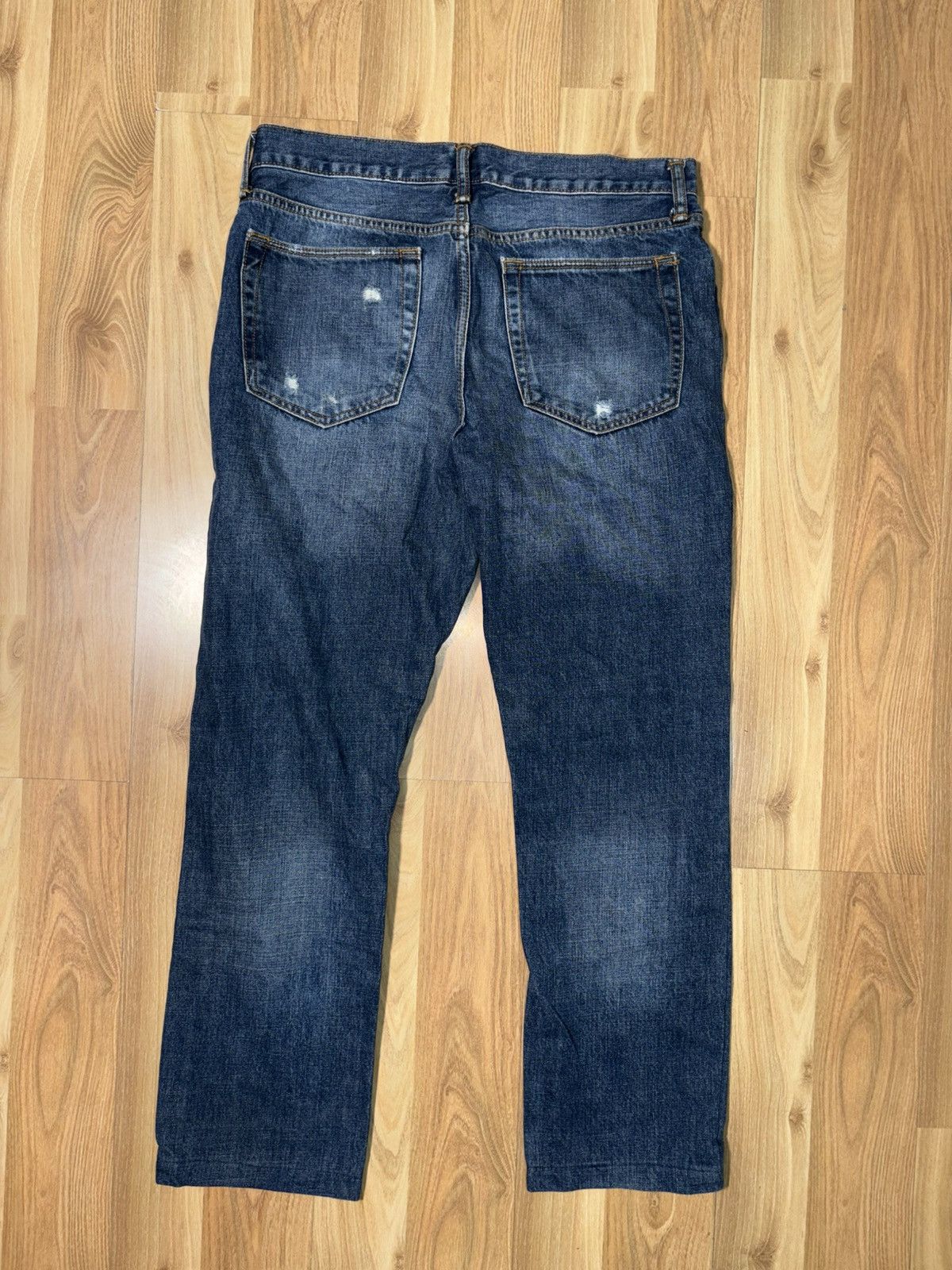 Gap Gap Straight Fit Jeans Dark Indigo- 34 Spring 2016 Archive Size US 34 / EU 50 - 2 Thumbnail