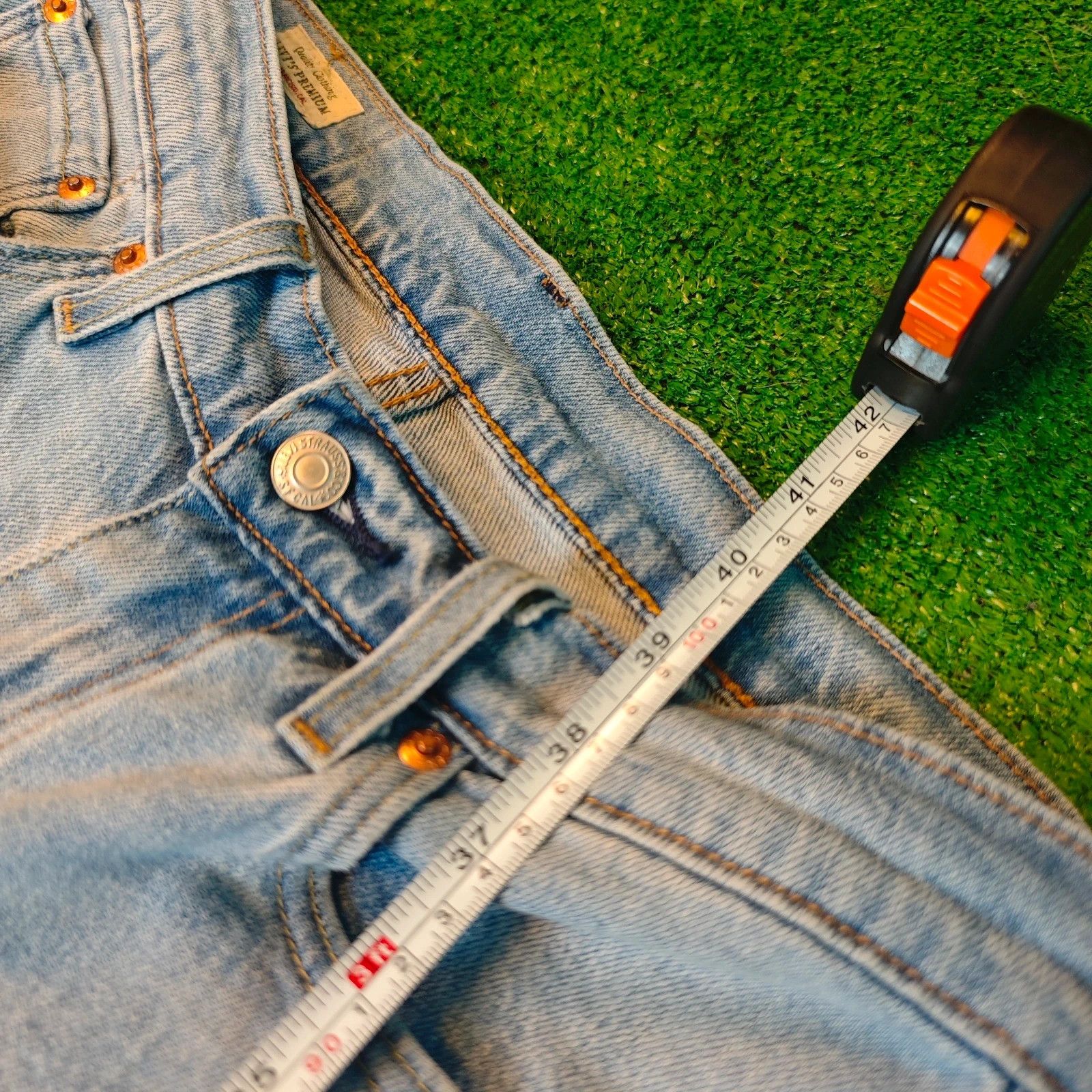 Levi's Levi's 502 Jeans Mens 29x32 Blue straight drip y2k Size US 29 - 14 Thumbnail