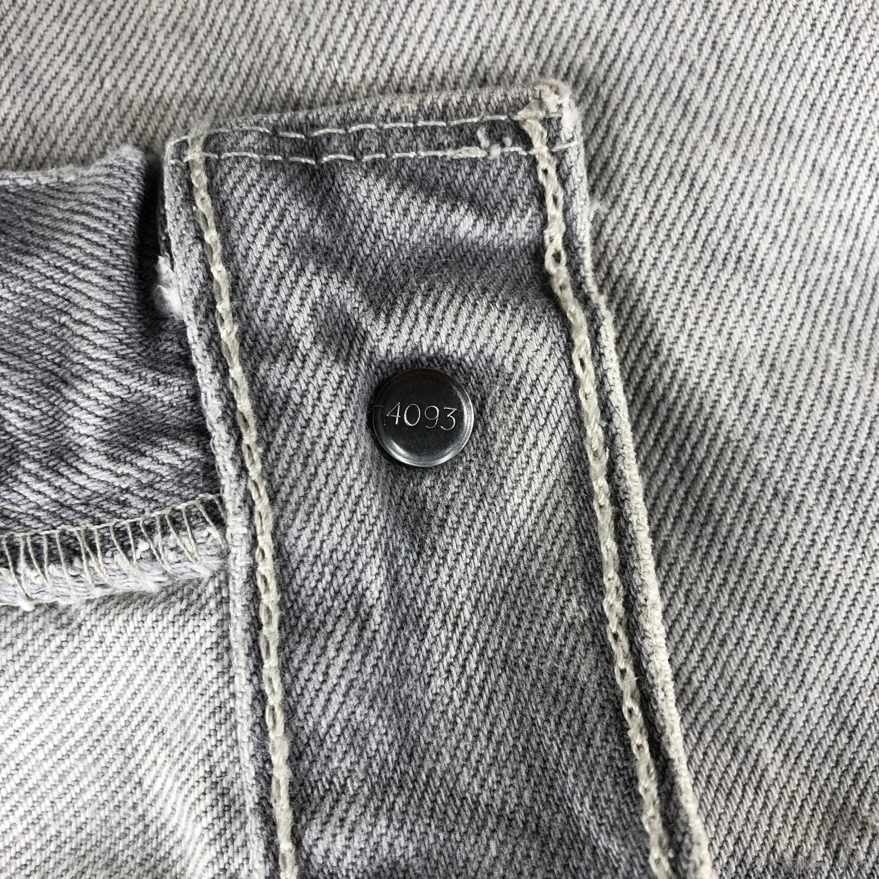 Levi's Vintage Ash Gray Levis 501 Jeans-JM2687 Size US 33 - 12 Thumbnail