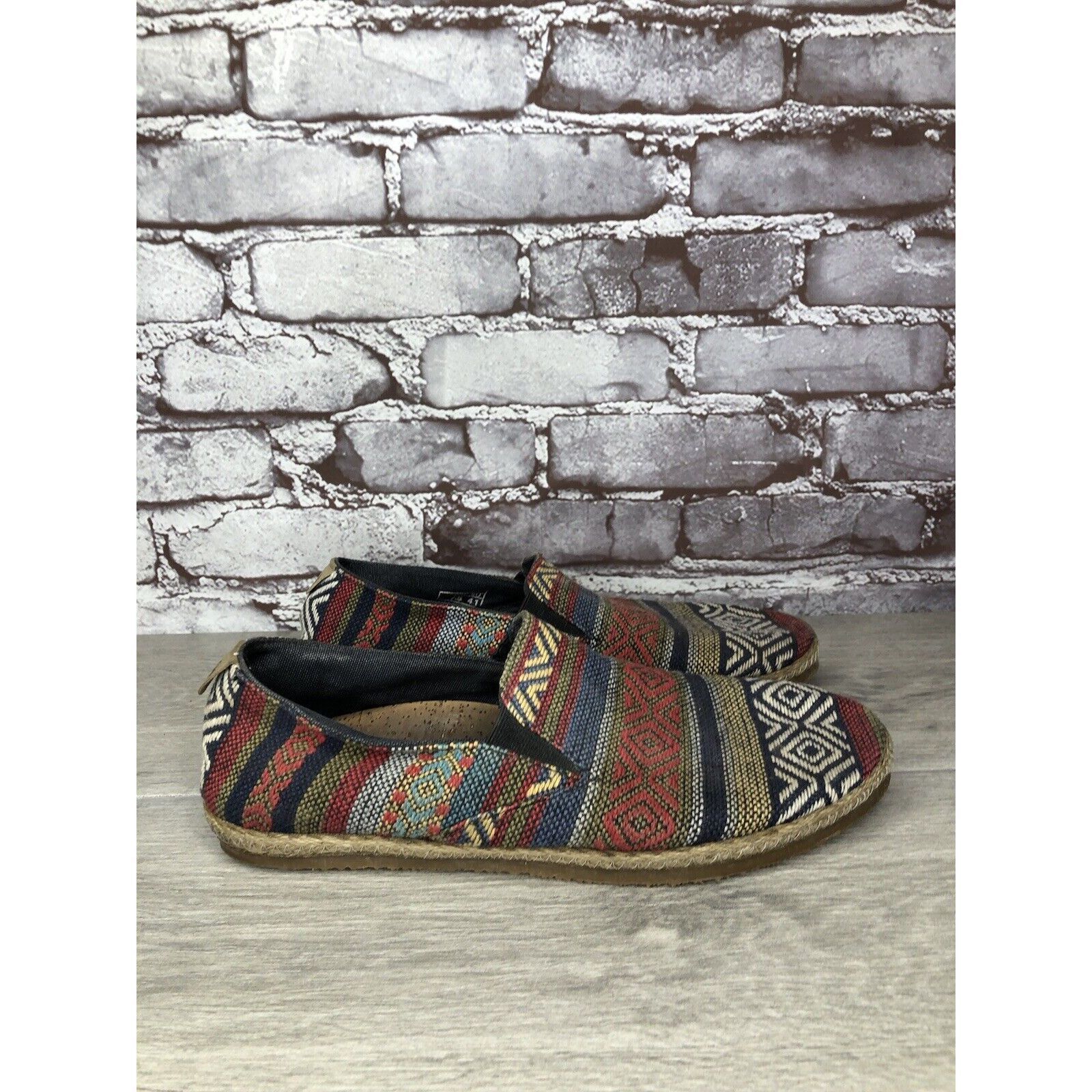 Other PATARA Chiang Mai Seeker MultiColor Fabric Slip On Loafers S Size US 8 / EU 41 - 3 Thumbnail