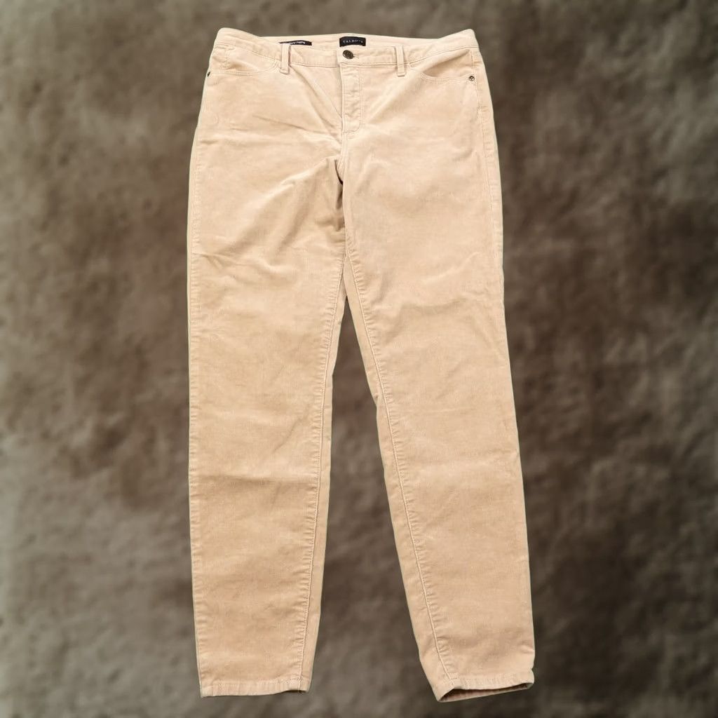 Talbots TALBOTS BEIGE CORDUROY JEGGING PANTS WOMENS SIZE 10 Size 32" / US 10 / IT 46 - 1 Thumbnail