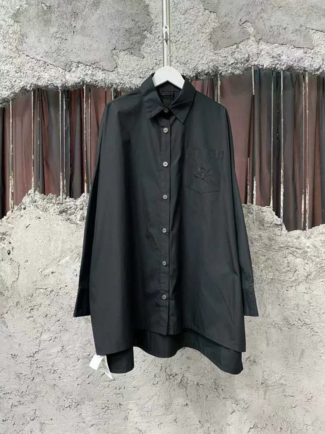 Chrome Hearts chrome hearts black embroidered long shirt Size US S / EU 44-46 / 1 - 1 Thumbnail