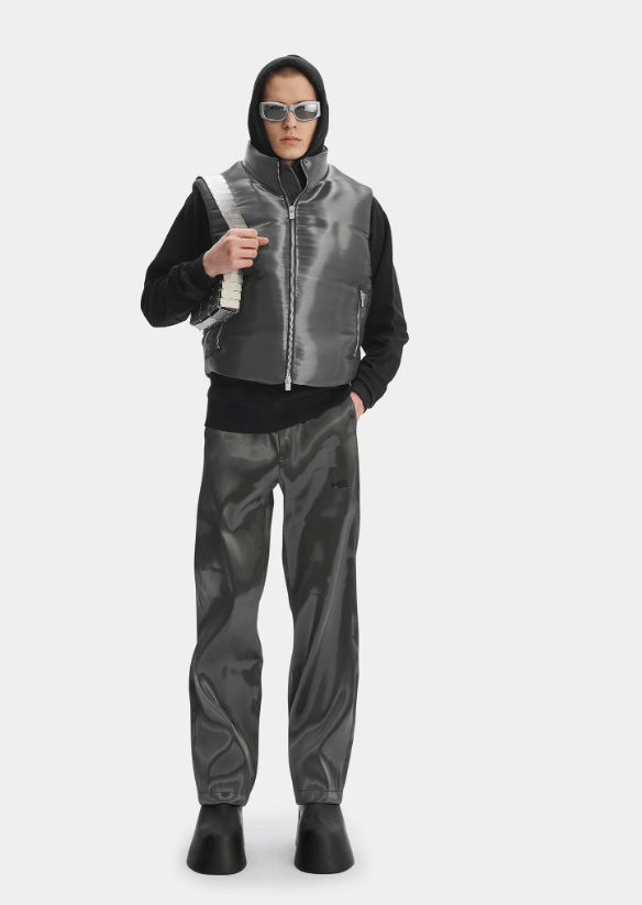 Heliot Emil BNWT AW23 HELIOT EMIL LIQUID METAL PANTS 44 Size US 28 / EU 44 - 1 Thumbnail
