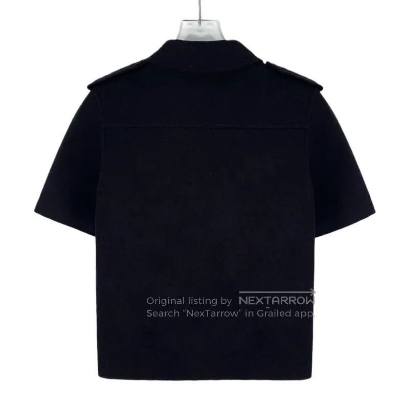 Saint Laurent Paris Saint Laurent Paris Black Wool Notched Lapel Single Breast Size US S / EU 44-46 / 1 - 2 Thumbnail