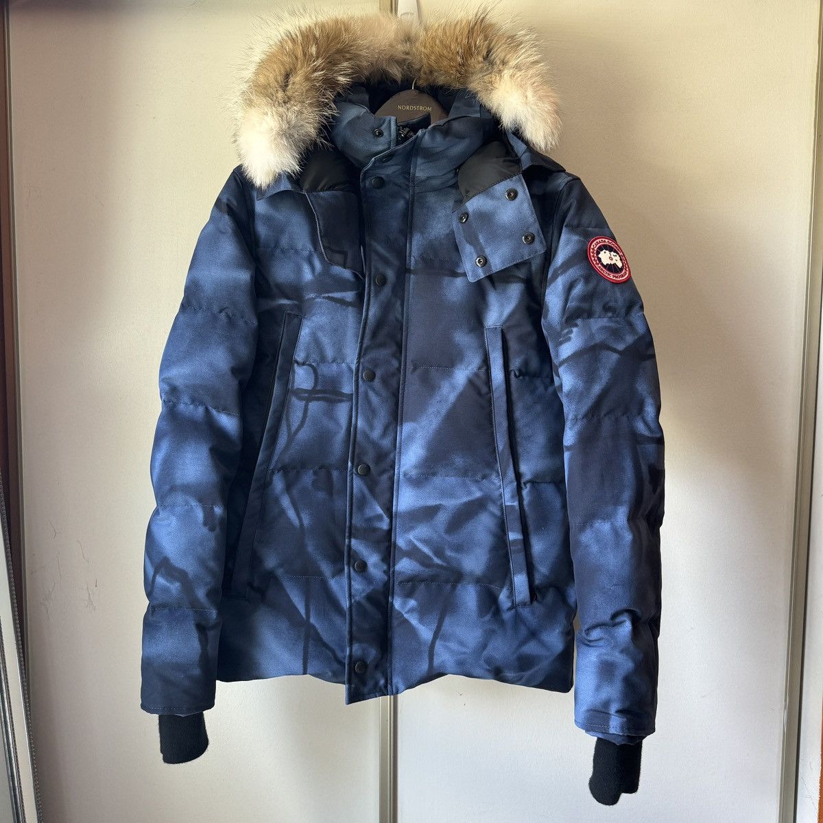 image of Canada Goose Wyndham Parka - Blue Abstract Camo, Men's (Size Small)