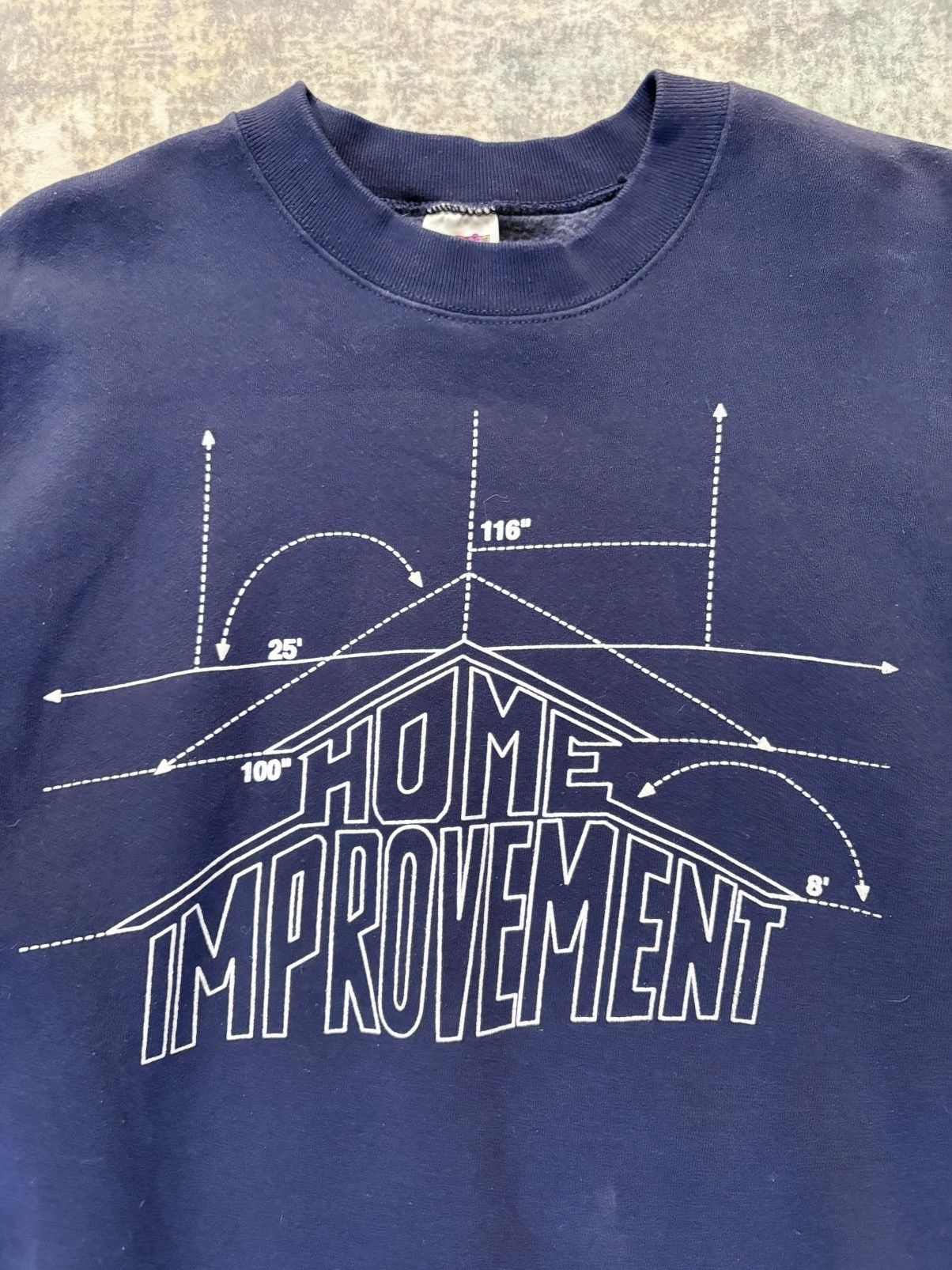 Vintage 90’s Home Improvement Vintage Sweatshirt Size US XL / EU 56 / 4 - 2 Thumbnail
