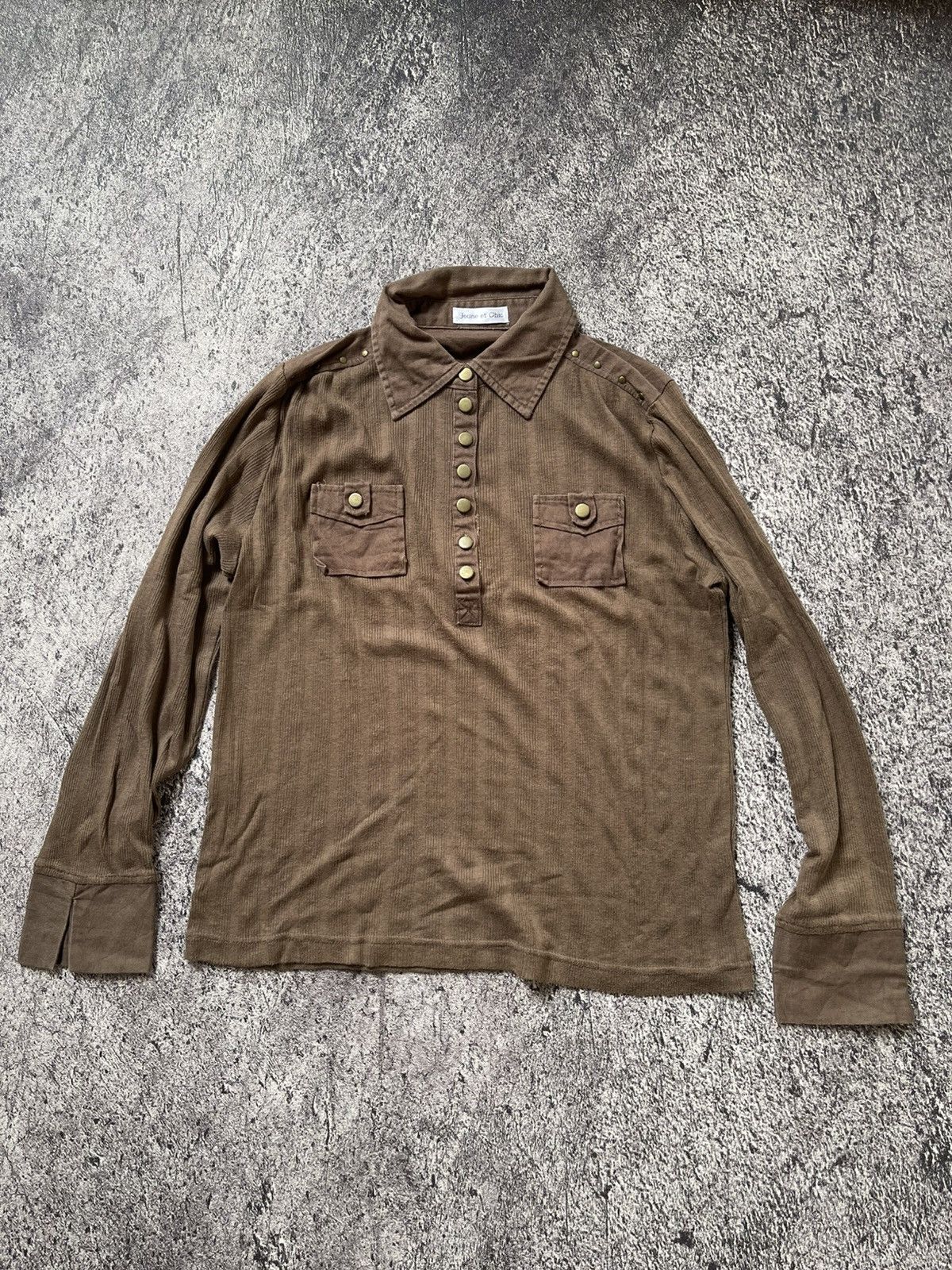 Japanese Brand Y2K Jeune et chit LGB Style longsleeve ifsixwasnine Size US M / EU 48-50 / 2 - 3 Thumbnail