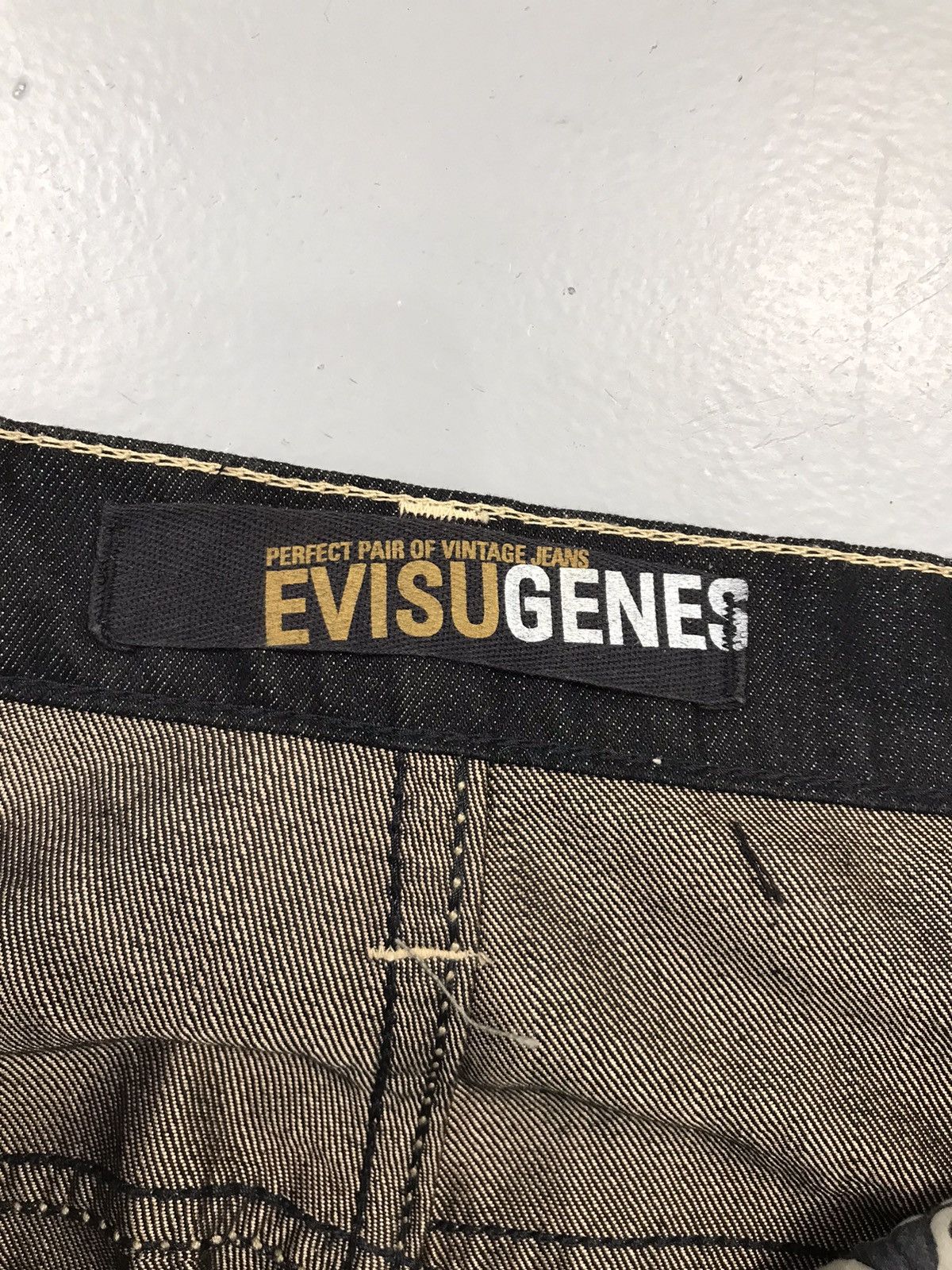 Japanese Brand Vintage Evisu inspired seagull buckle belt jort Size US 35 - 5 Thumbnail