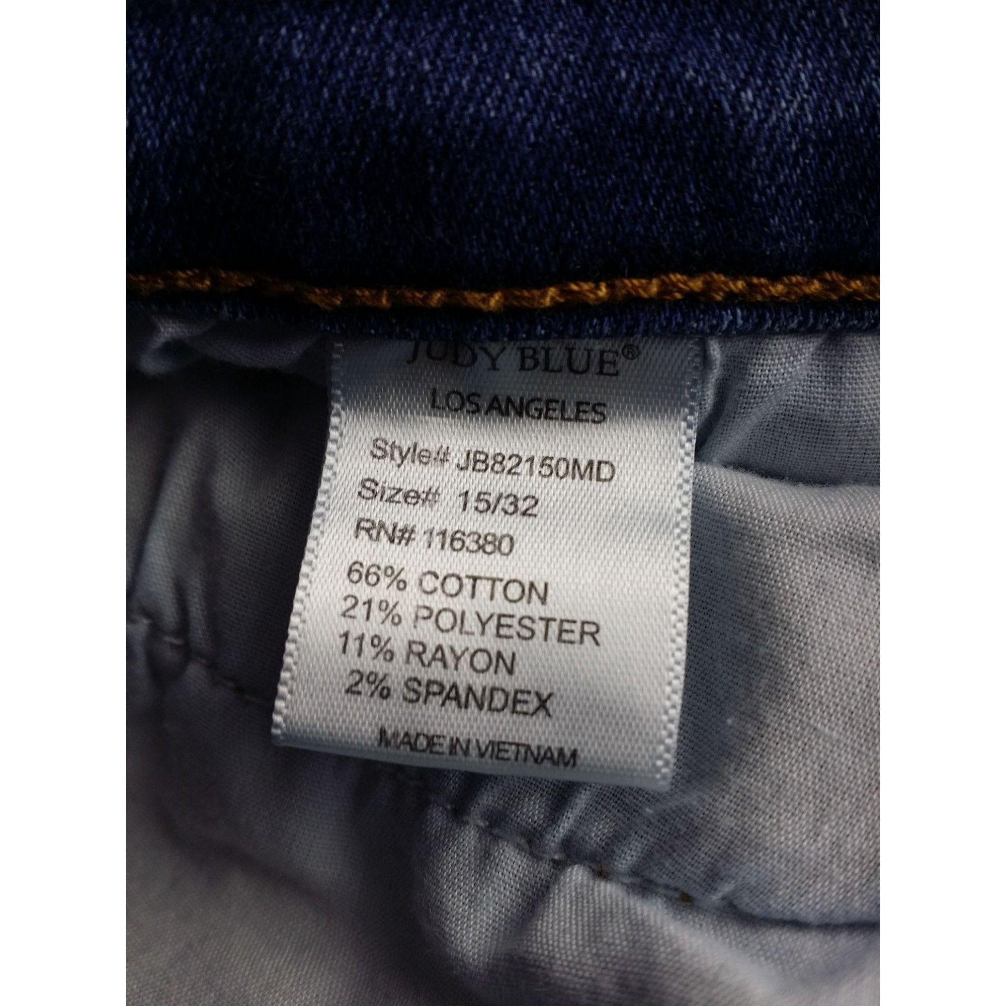 Judy Blue Judy Blue Los Angeles Jeans Women Sz 15/32 Skinny Fit Distre Size 32" / US 10 / IT 46 - 6 Thumbnail