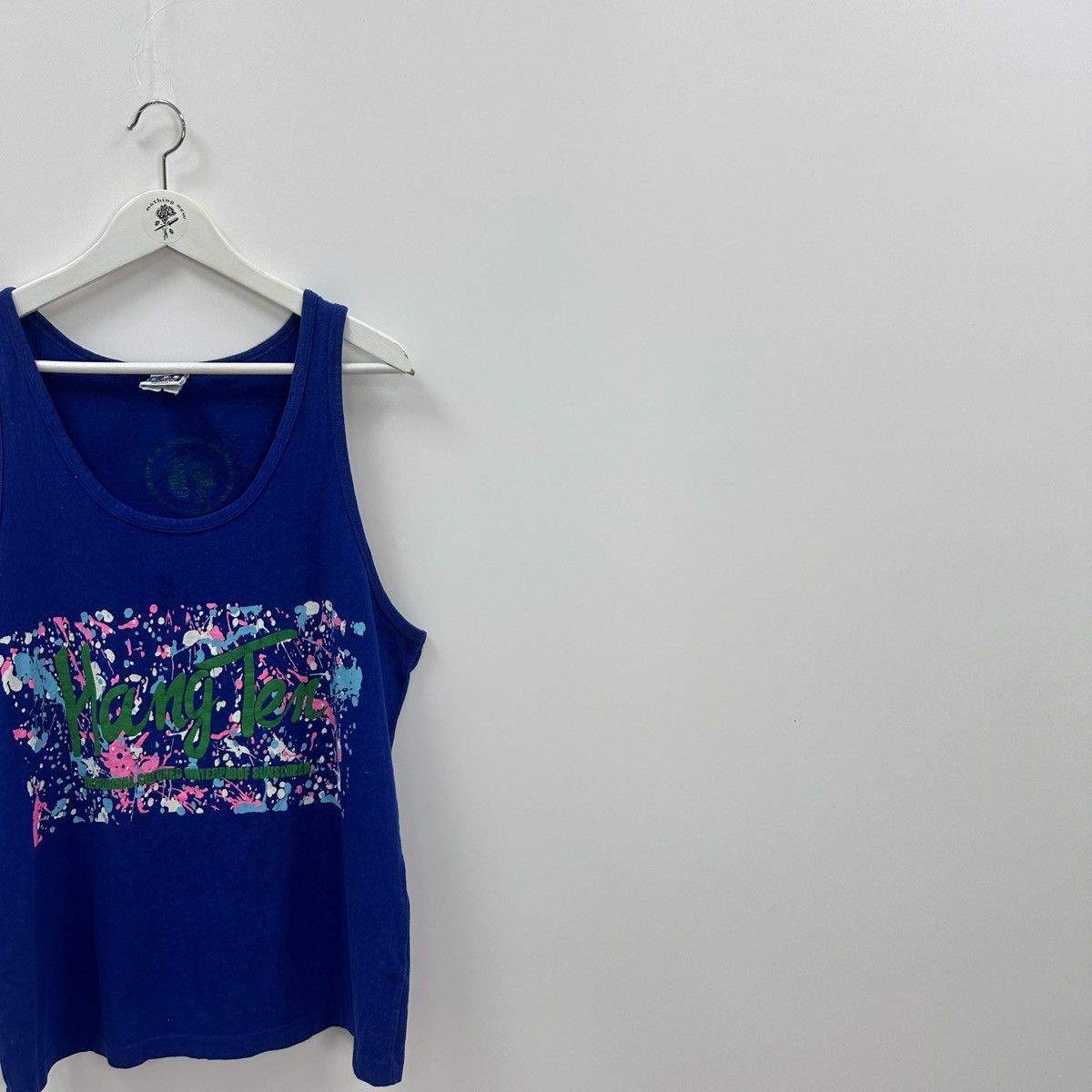 Hang Ten Vintage 90s Hang Ten Painted tank top y2k hype Hawaii surf Size US L / EU 52-54 / 3 - 2 Thumbnail