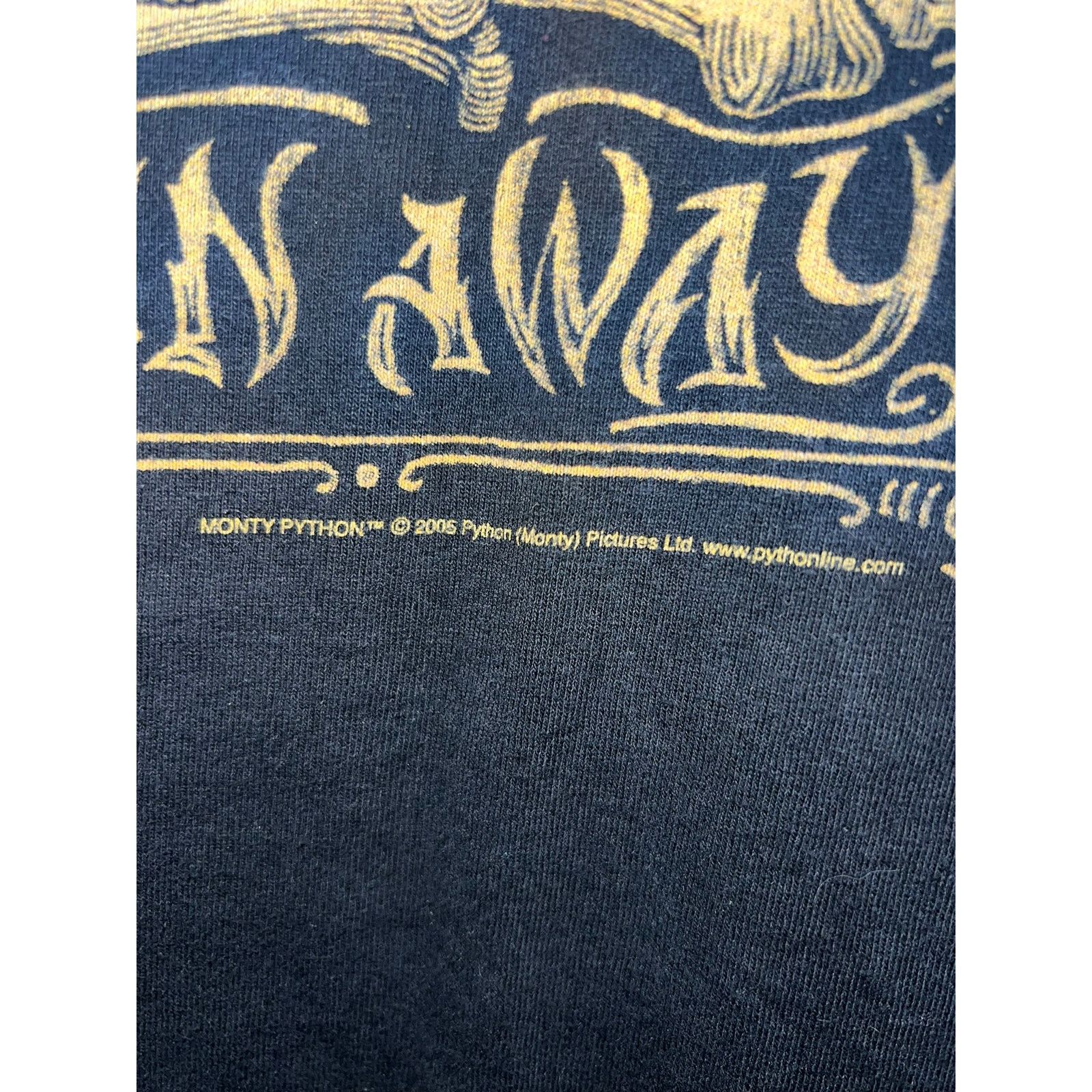 Vintage Vintage Monty Python Shirt Killer Rabbit Death Black Tee 2XL Size US XXL / EU 58 / 5 - 5 Thumbnail
