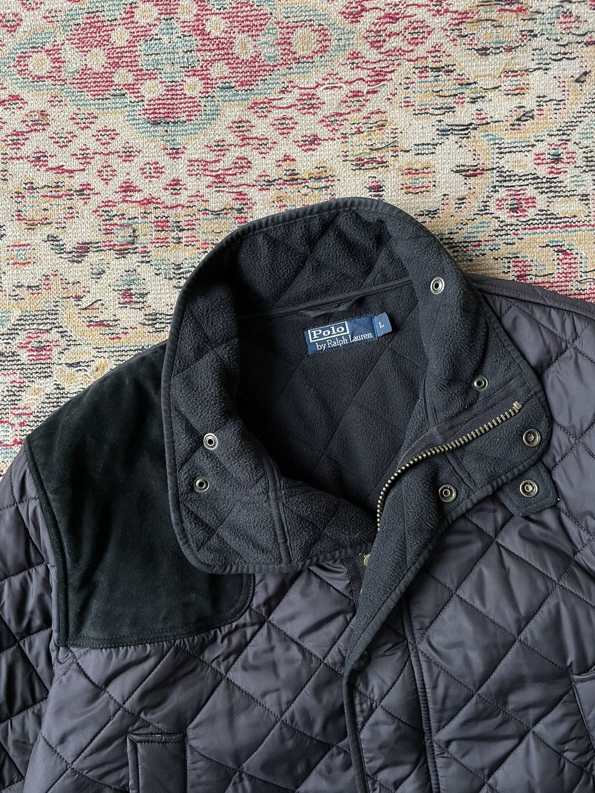 Polo Ralph Lauren Polo Ralph Lauren Quilted Calf Suede Patches Jacket 3636AC Size US L / EU 52-54 / 3 - 2 Thumbnail