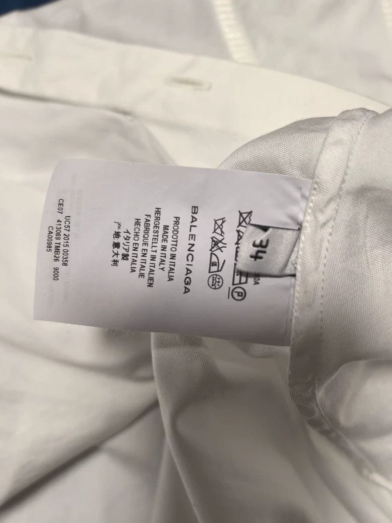 Balenciaga Balenciaga size 34 white shirt 2503-Nextarrow Size US M / EU 48-50 / 2 - 4 Thumbnail