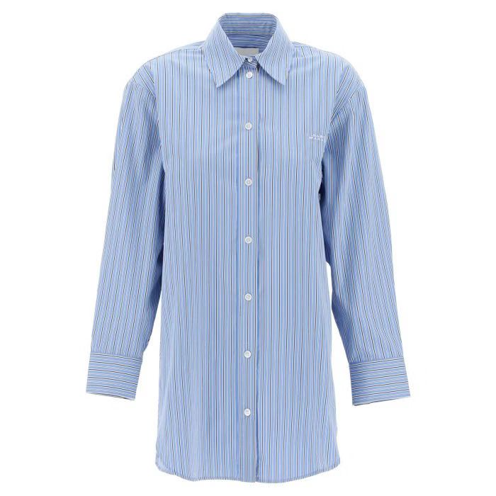 o1s22i1n0524 Cylvany Maxi Shirt in Blue