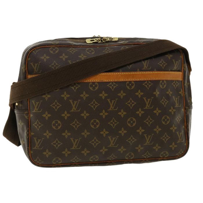 LOUIS VUITTON Monogram Reporter GM Shoulder Bag M45252 LV Auth